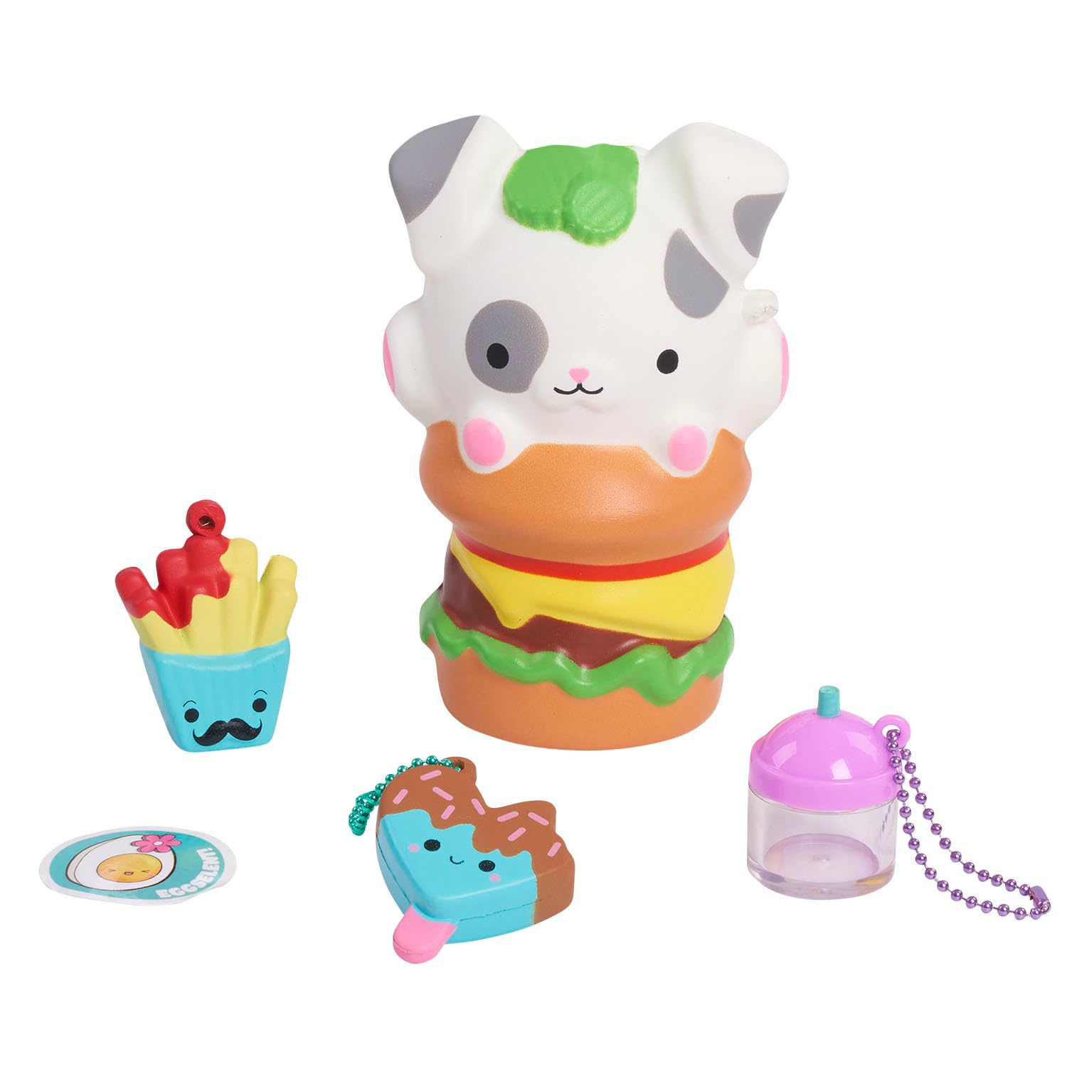 Just Play Smooshy Mushy Bento Box Series 1 Libby Labby - 3-Piece Collectible Squishy Fidget Toy Set for Kids Ages 3+ | Stress Relief Sensory Toys for School, Travel & Playtime