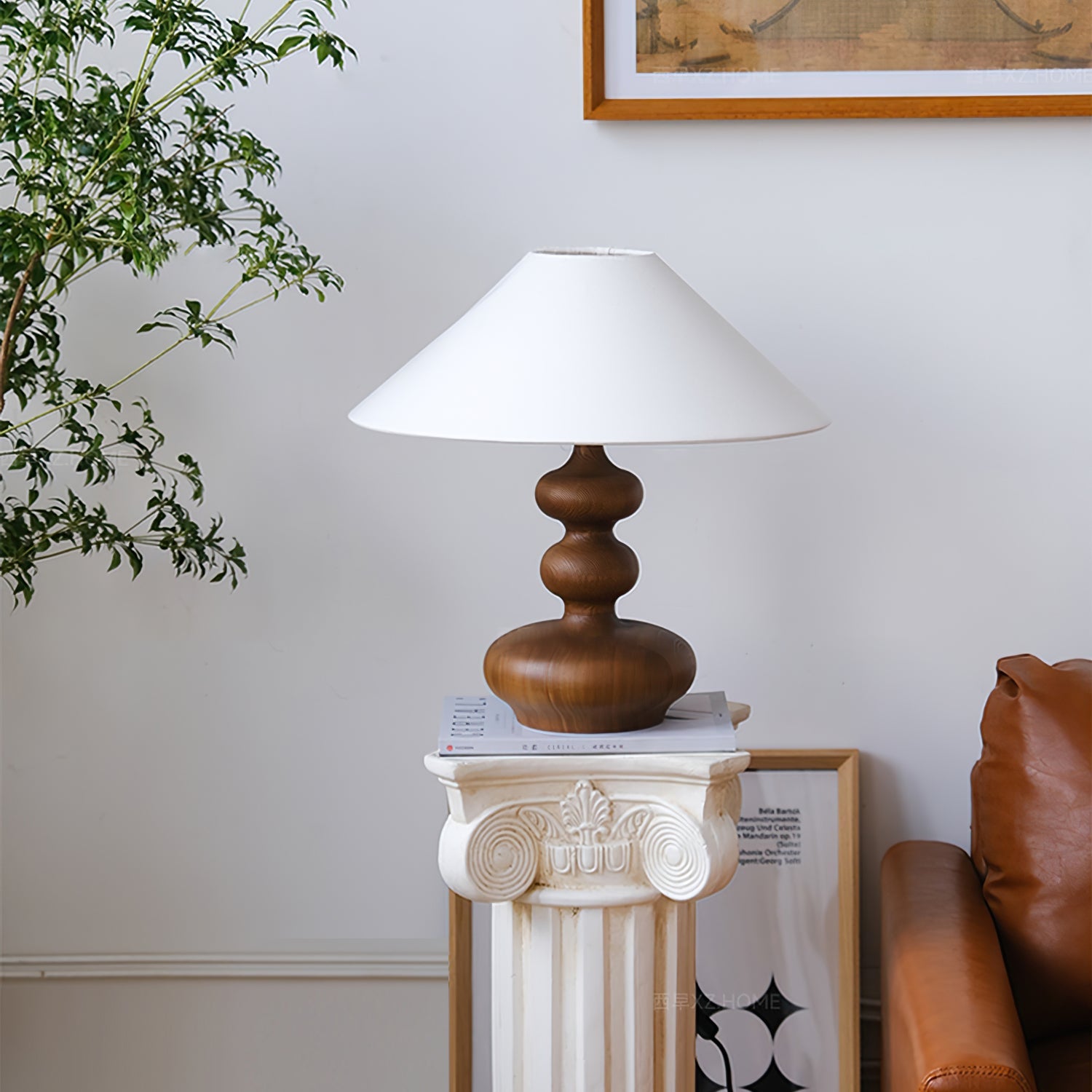Creative Gourd Table Lamp - Handmade Natural Decorative Lighting for Living Room, Bedroom & Office - Perfect for Cozy Home Decor & Ambient Lighting