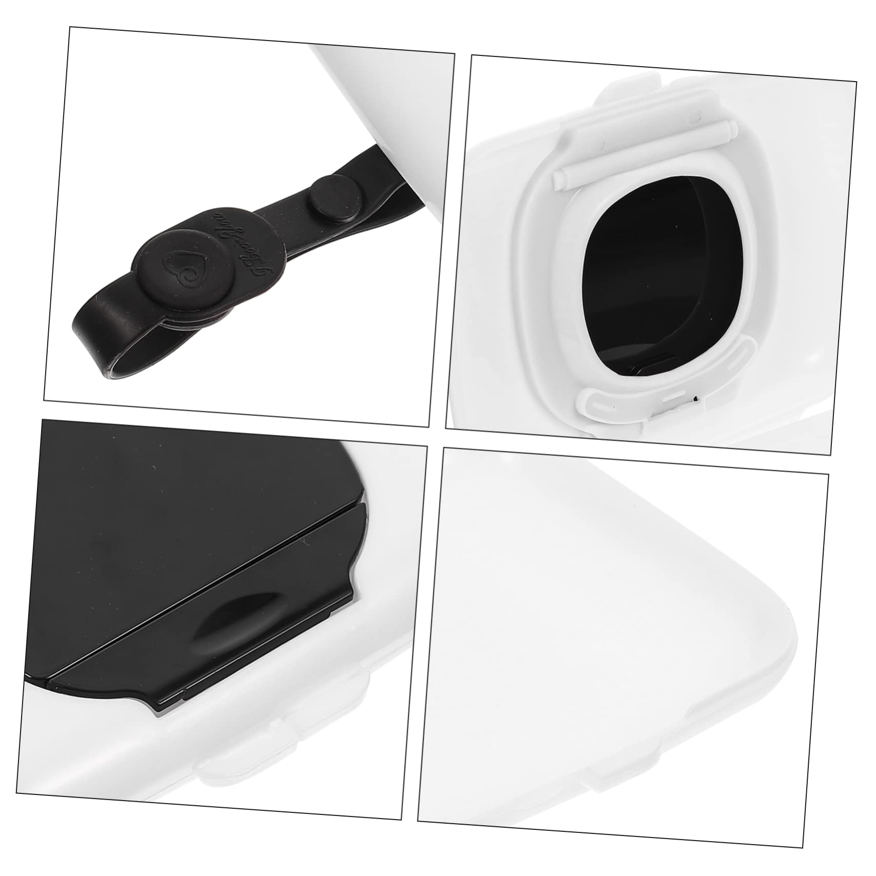 SAFIGLE Refillable Baby Wipes Dispenser Box - Portable Wet Wipes Holder for Travel, Pram & Diaper Bag - Hygienic Wipe Storage for Toddlers & Newborns (Perfect for On-the-Go Parents, Daycare & Nursery Use)