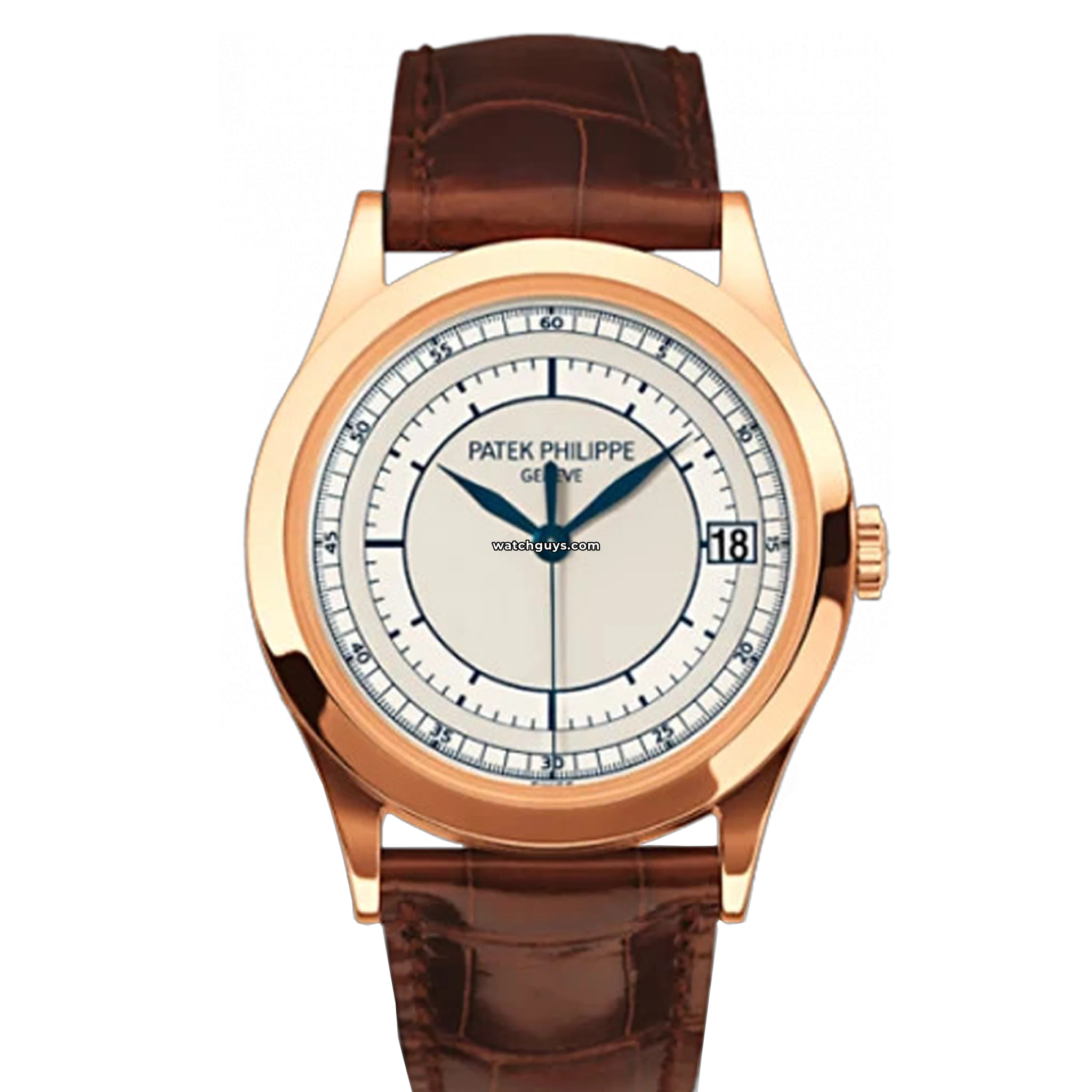 Luxury Patek Philippe Calatrava 5296R-001 Rose Gold Men's Watch - Elegant Dress Watch for Business & Formal Occasions