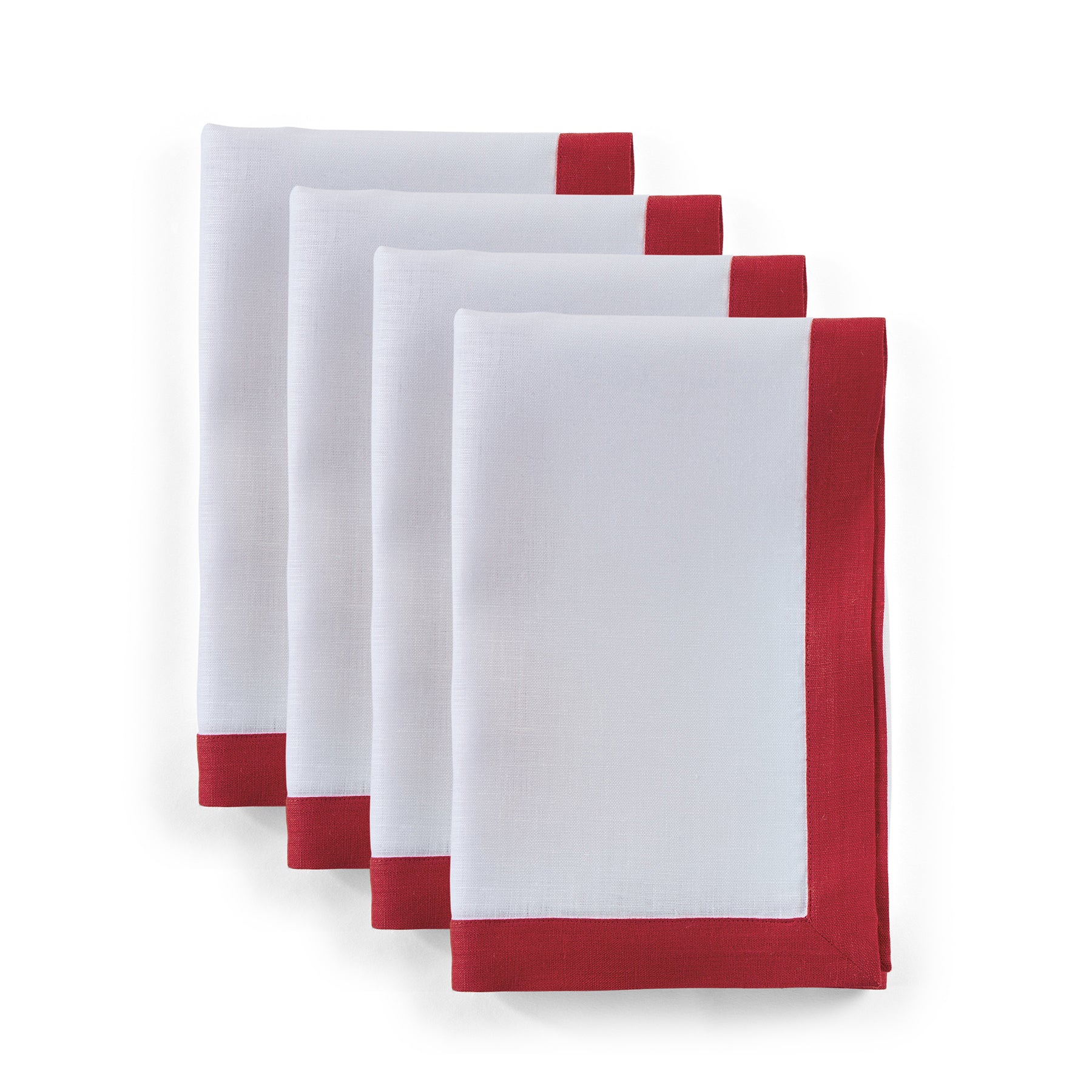 Premium Classic Cotton Napkins - Set of 4 for Elegant Dining, Dinner Parties & Home Decor | Soft, Durable & Washable Table Linens
