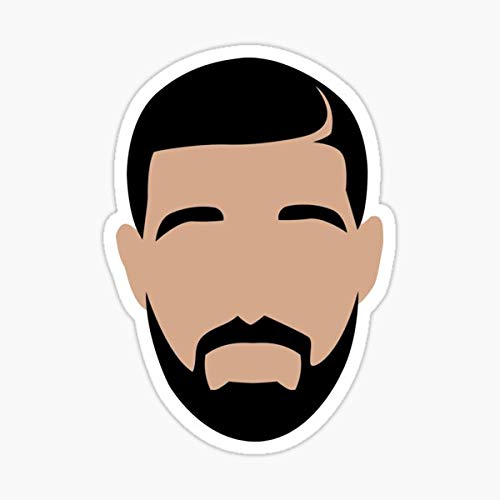 Drake Sticker Decal - Premium Vinyl Graphic for Cars, Trucks, Laptops, Phones & Walls - Waterproof & UV Resistant - Perfect for Car Windows, Bumpers, Laptops & Home Decor