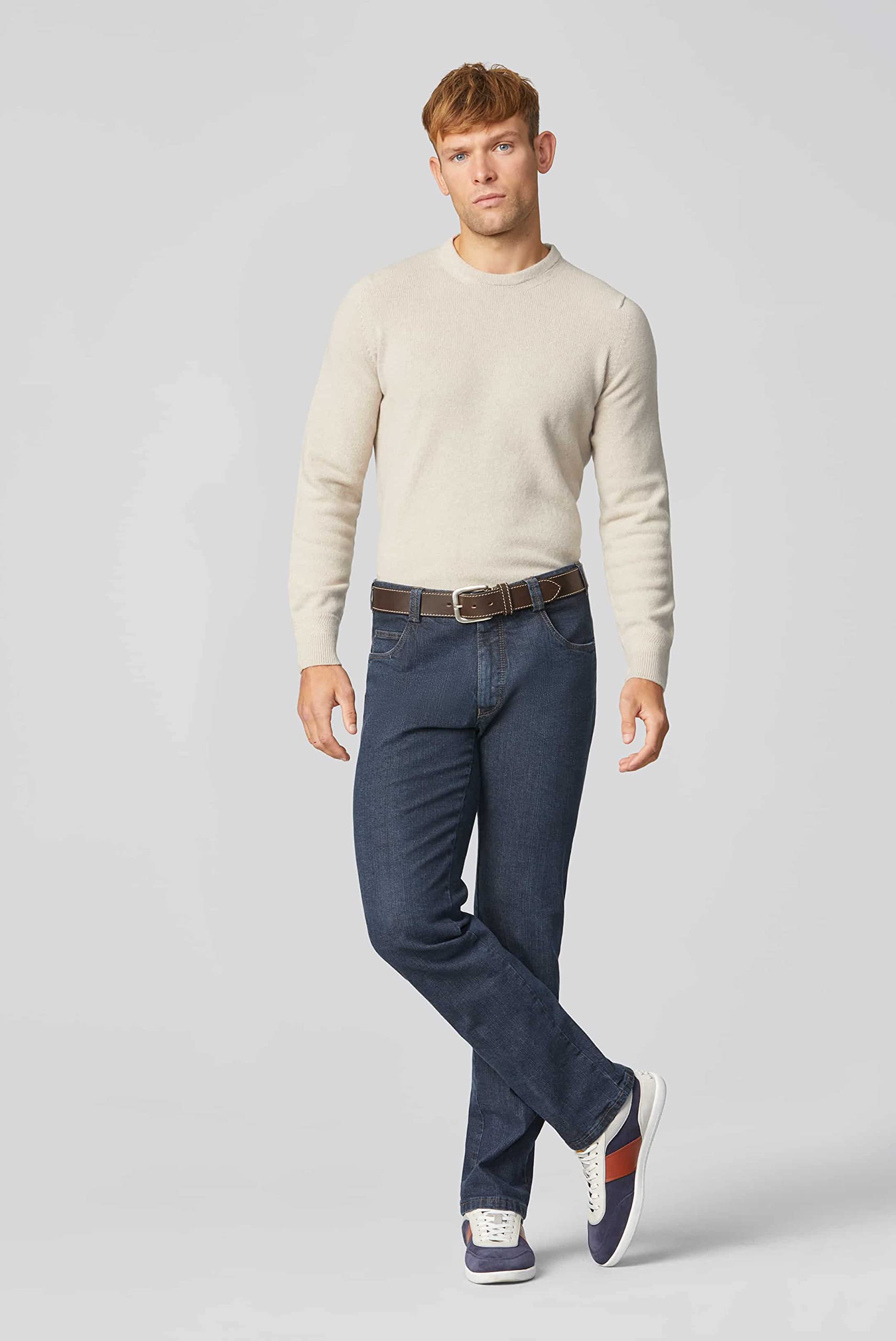 MEYER Men's Diego Denim Jeans - Structured Fit, Comfortable & Durable for Casual Wear - Perfect for Office, Dating & Everyday Use