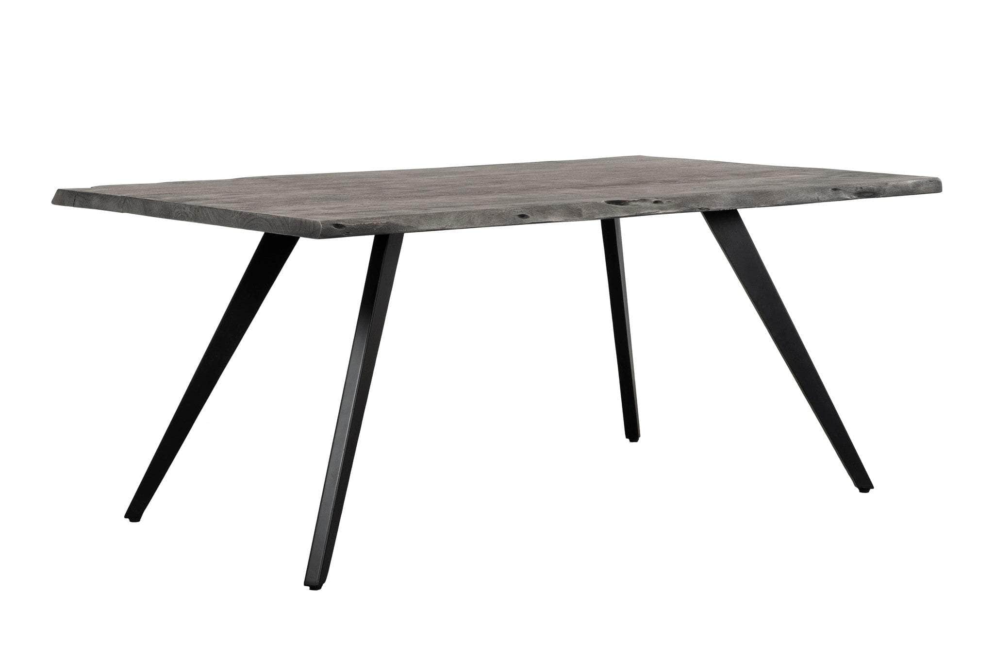 Wexford 70-Inch Rectangular Wood Dining Table - Grey & Black Finish | Perfect for Modern Dining Rooms & Kitchen Sets