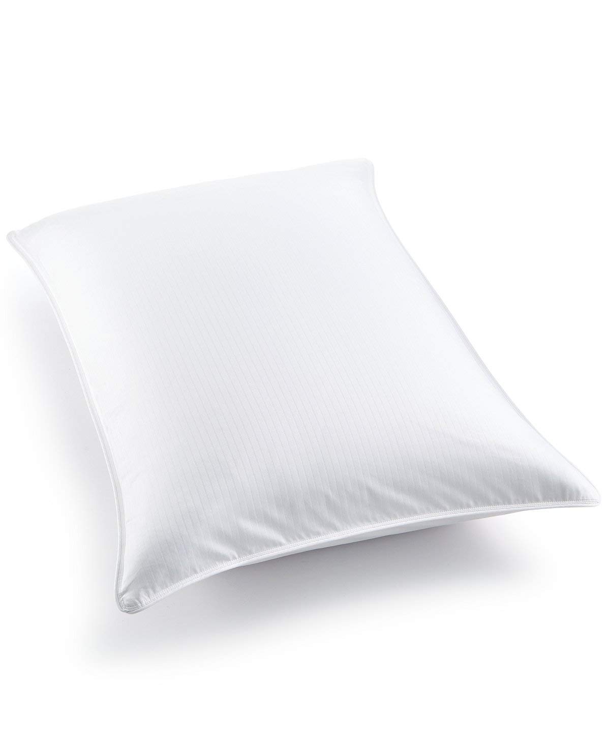 Charter Club Medium Firm King Size Hypoallergenic Down Pillow - White Goose Feather Bed Pillow for Side Sleepers & Back Pain Relief