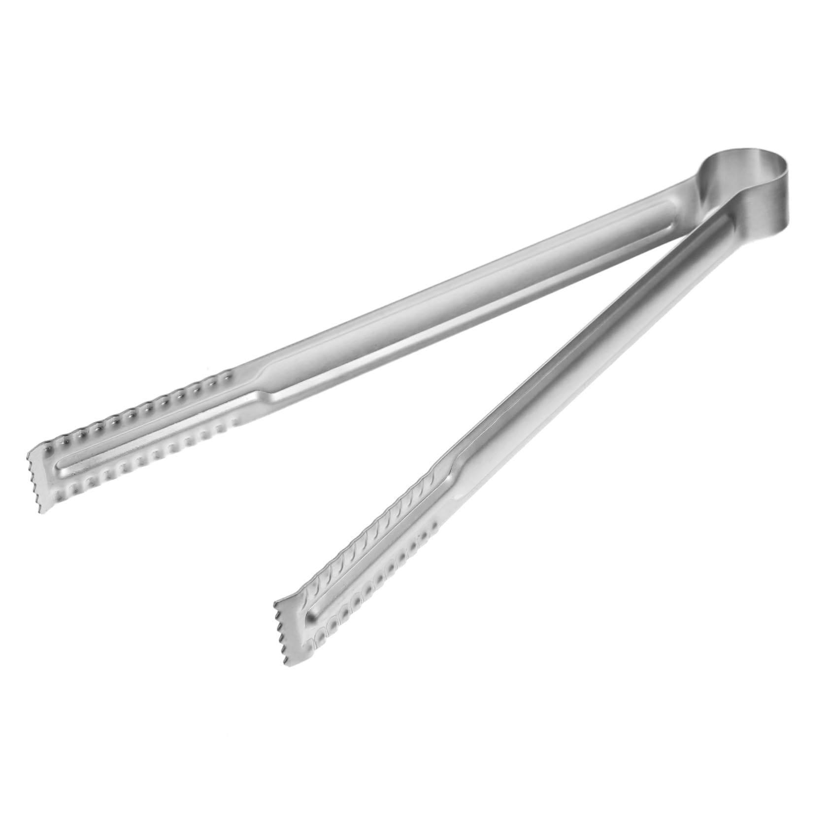 DOITOOL 1pc Stainless Steel Kitchen Tongs - Heavy Duty BBQ Clip, Bread Tongs for Cooking, Grilling, Serving - Perfect for Barbecue, Baking, Salad & Camping Use