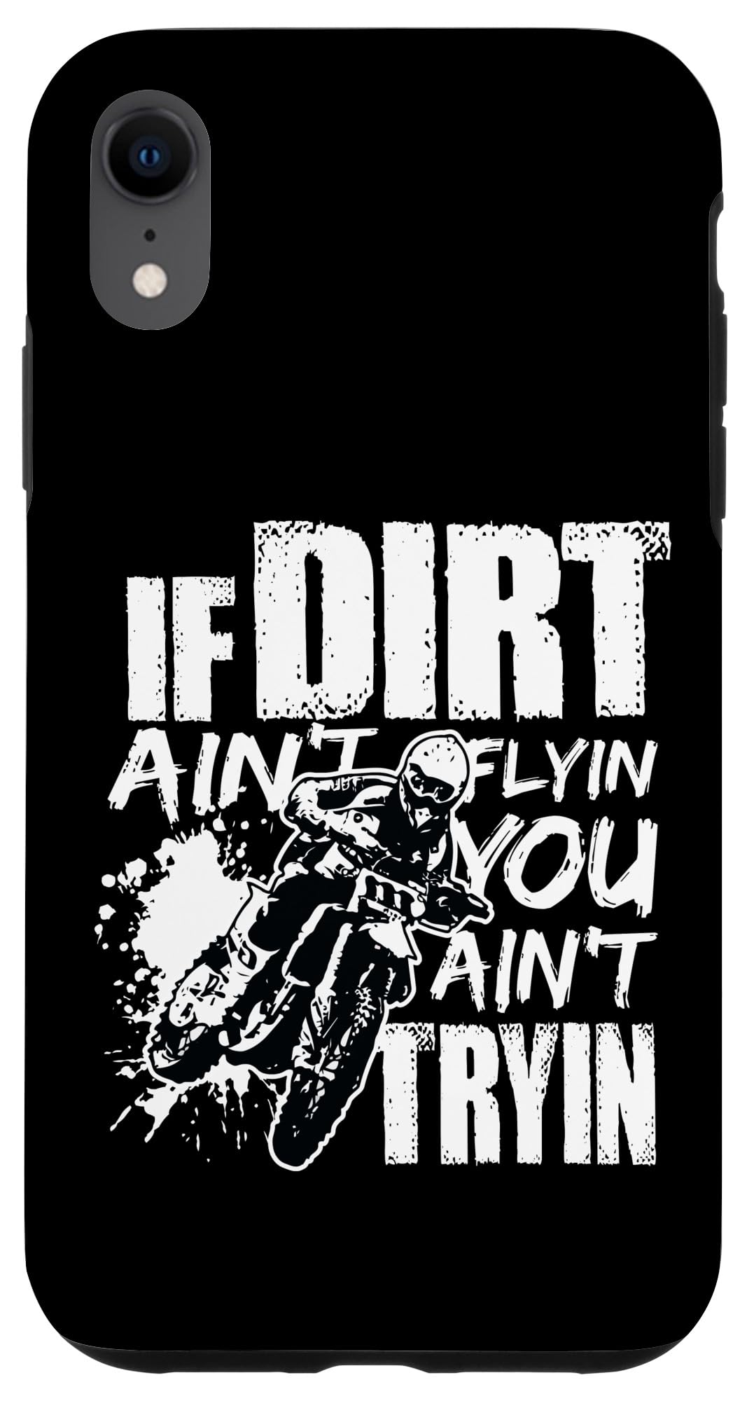 iPhone XR Dirt Bike Motocross Case - Shockproof & Durable Phone Cover for Off-Road Riding | Perfect for MX Racing, Trail Adventures & Outdoor Sports
