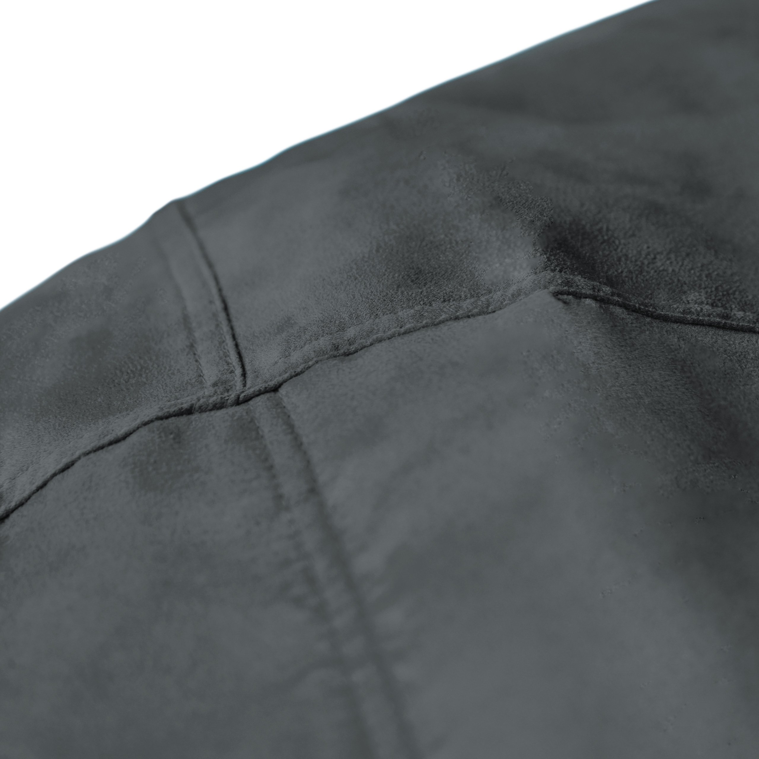 Luxurious Giant 7ft Bean Bag Chair with Microsuede Cover - Ultra Soft Foam Filling, Washable Jumbo Bean Bag Sofa for Kids, Teens & Adults - Oversized Sack Chair for Dorm, Living Room & Game Room - Black - Perfect for Movie Nights, Gaming & Relaxation