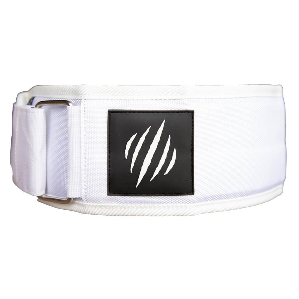 Bear KompleX Premium Leather APEX Weightlifting Belt - Heavy Duty Back & Abdominal Support for Powerlifting, Squats, CrossFit & Weight Training - Adjustable Low Profile Velcro Design for Maximum Comfort & Stability - Ideal for Gym, Home Workouts & Strength Training