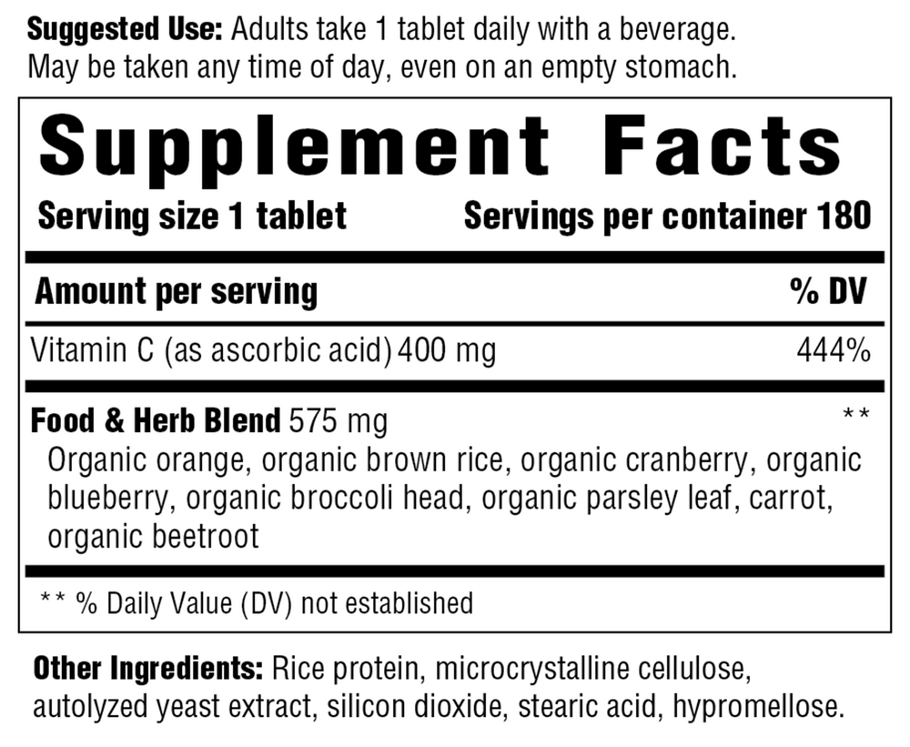 Innate Response Vitamin C 400mg - Immune Support Supplement with Natural Ingredients - Boost Energy & Immunity for Daily Wellness