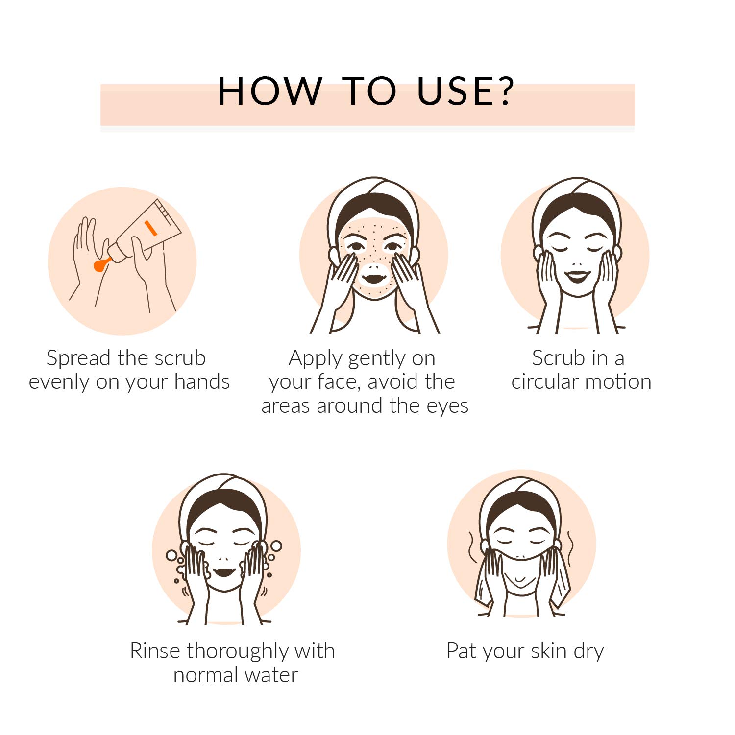 Kaina Vitamin C Face Scrub for Glowing Skin - Brightening & Whitening Facial Exfoliator with Antioxidants | Anti-Aging Skincare Treatment | 50g | Perfect for Morning Routine & Pre-Makeup Prep