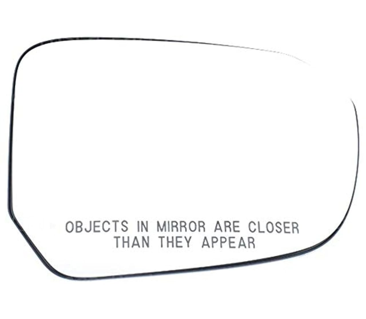 16-19 Volt Right Side Convex Mirror Glass with Rear Holder - OEM Replacement for Improved Visibility and Safety - Perfect for Parking, Lane Changes, and Blind Spot Monitoring