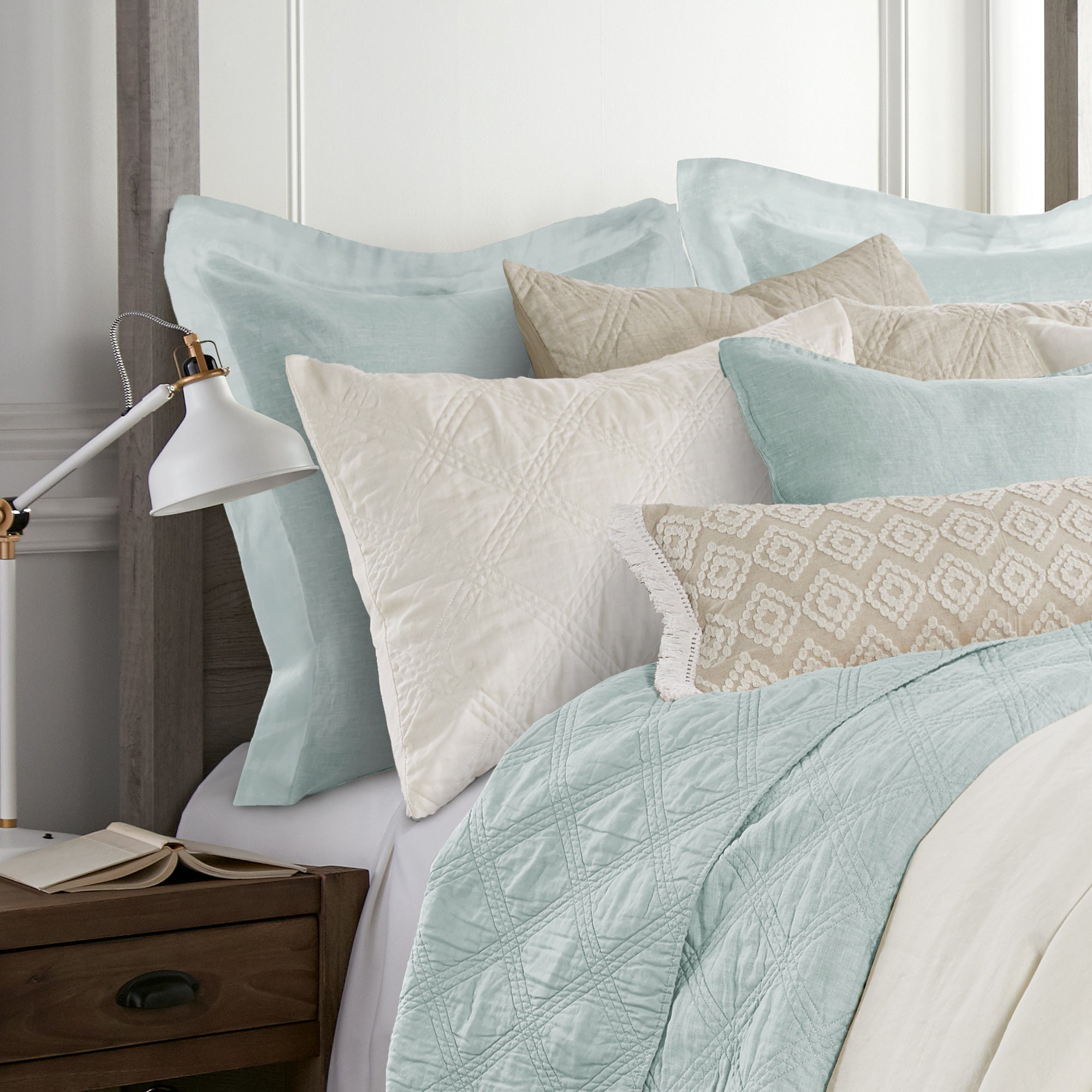 Premium Washed Linen Sham - Soft & Breathable Pillow Cover for Bedroom Decor - Perfect for Master Bedroom, Guest Room & Cozy Home Styling