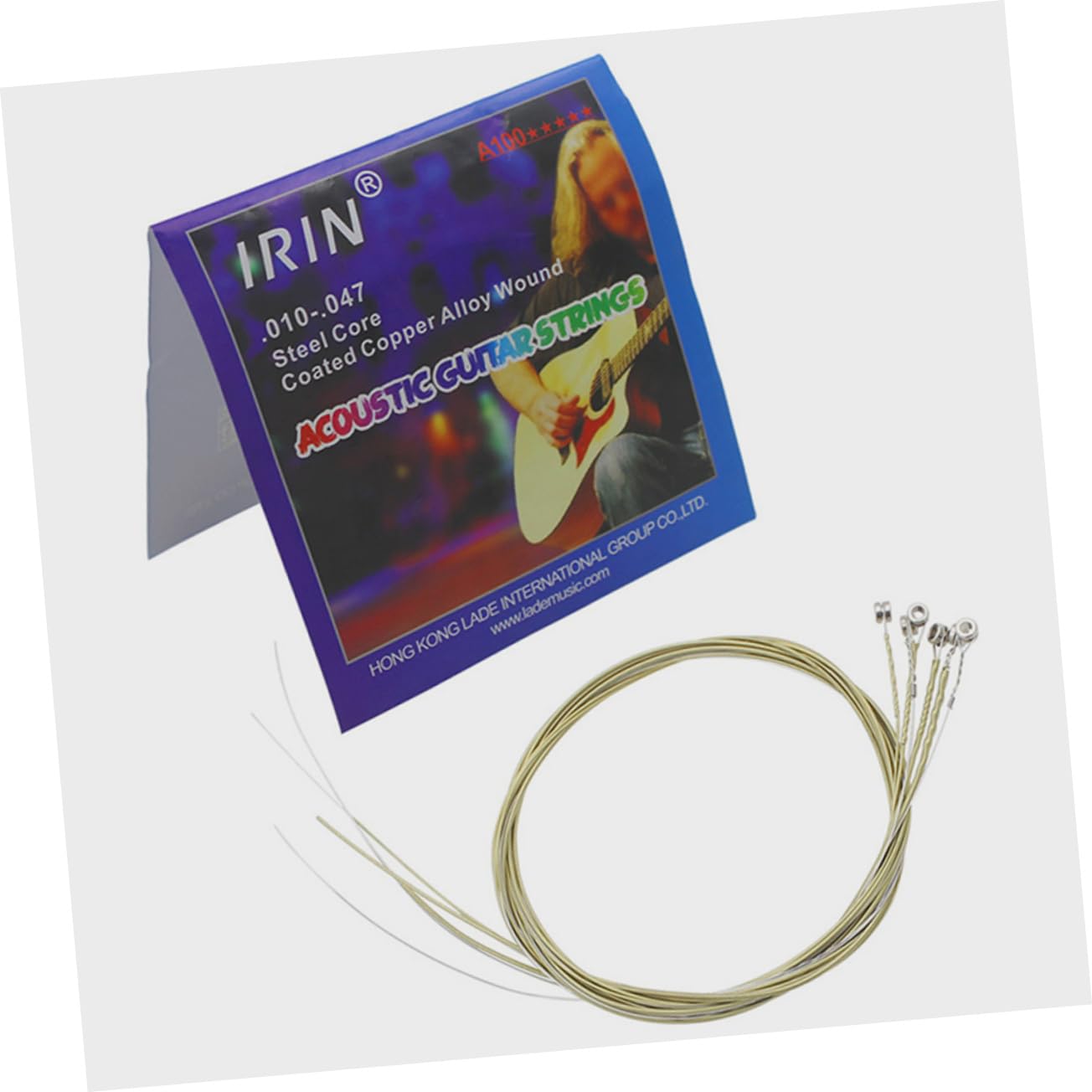 6PCS Folk Steel Guitar Strings - Stainless Steel Strings for Acoustic & Electric Guitars - Perfect for Performances, Practice & Studio Recording