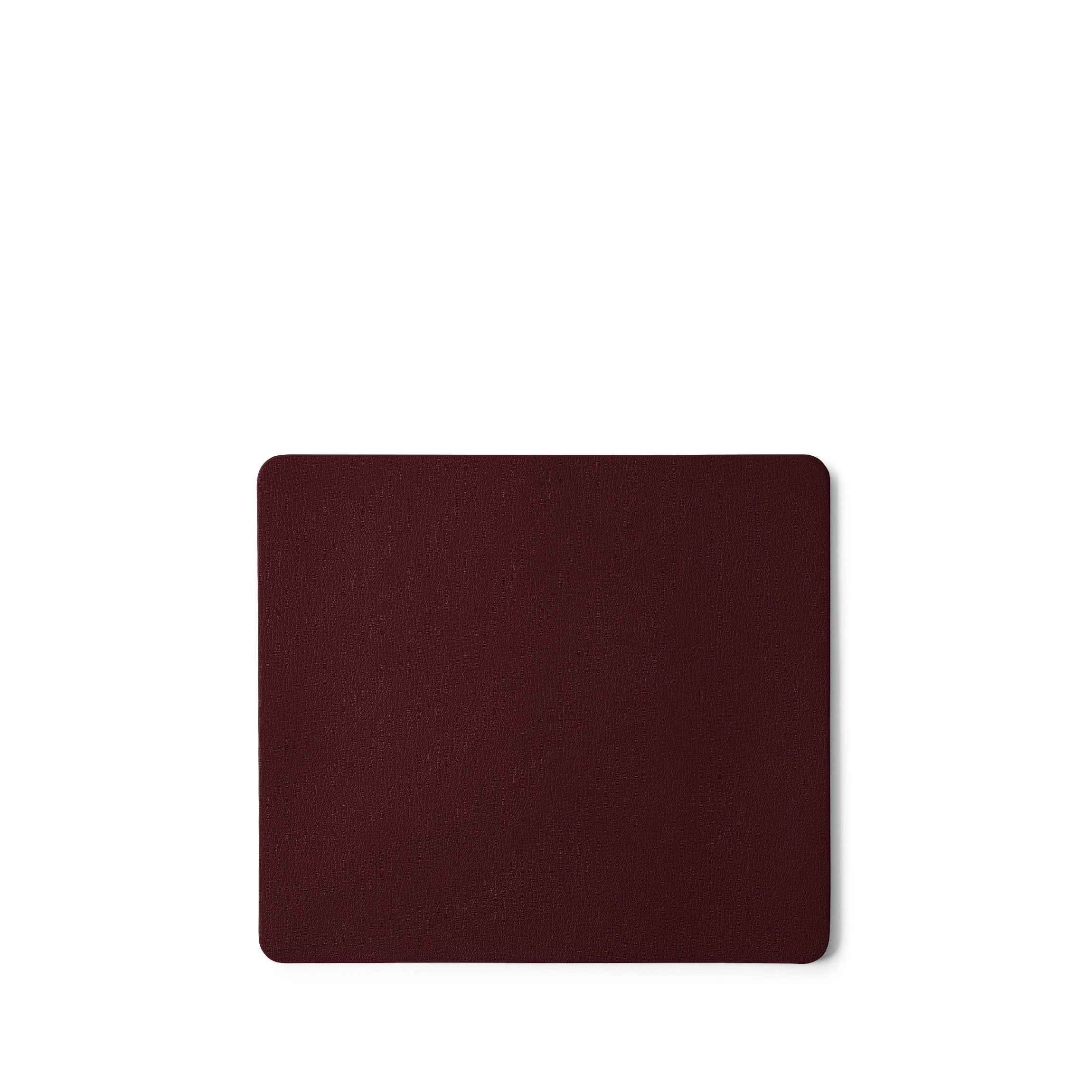Premium Leather Mouse Pad - Oxblood Red Ergonomic Desk Mat for Gaming & Office Work - Non-Slip Computer Accessory for Laptop & PC Users