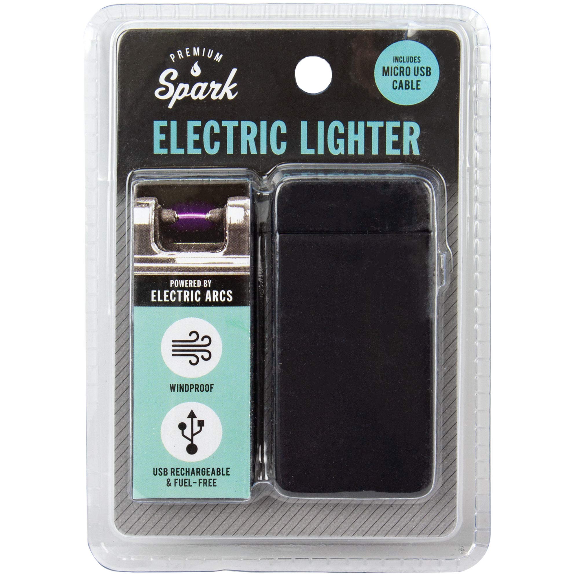 Rechargeable USB Plasma Arc Lighter - Windproof Electric Lighter for Candles, Cigarettes, Grill, Firepit & Stove | Perfect for Camping, Hiking & Outdoor Adventures
