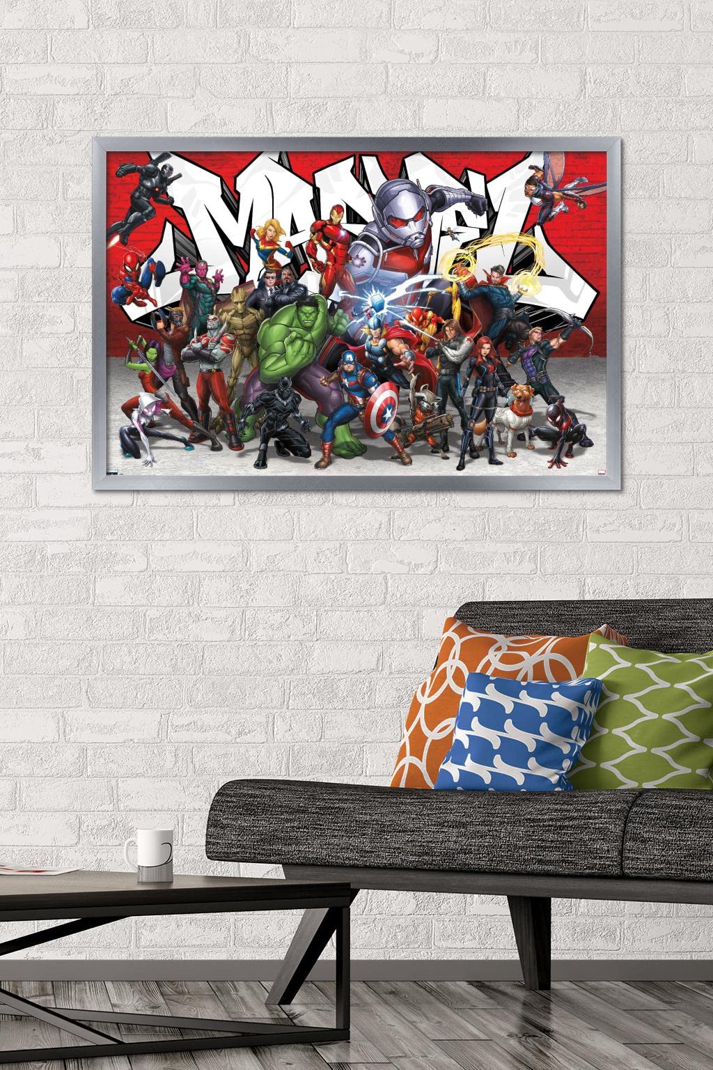 Trends International Marvel Comics - Animated Group Wall Poster, 22.375