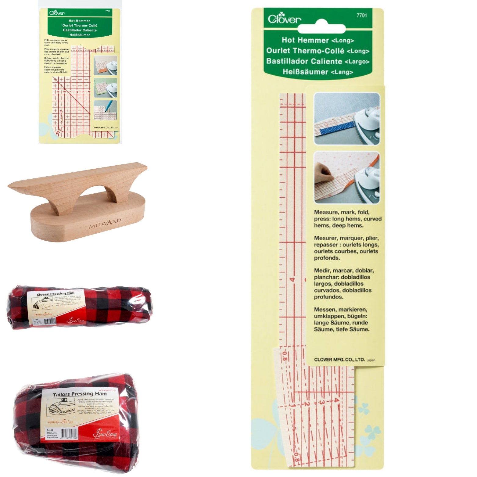 Premium Ironing and Pressing Supplies Kit for Sewing, Quilting & Fabric Crafts - Essential Tools for Professional & Home Use