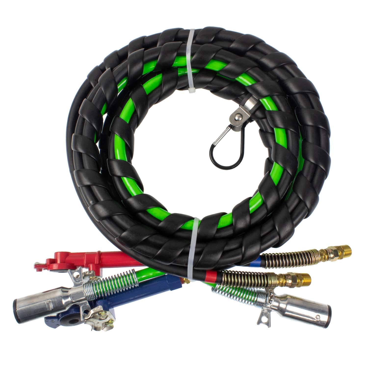 World American WA14-1187 Heavy Duty Black Garden Hose - Durable Water Hose for Lawn, Yard, and Outdoor Watering - Perfect for Gardening, Car Washing, and Pool Use