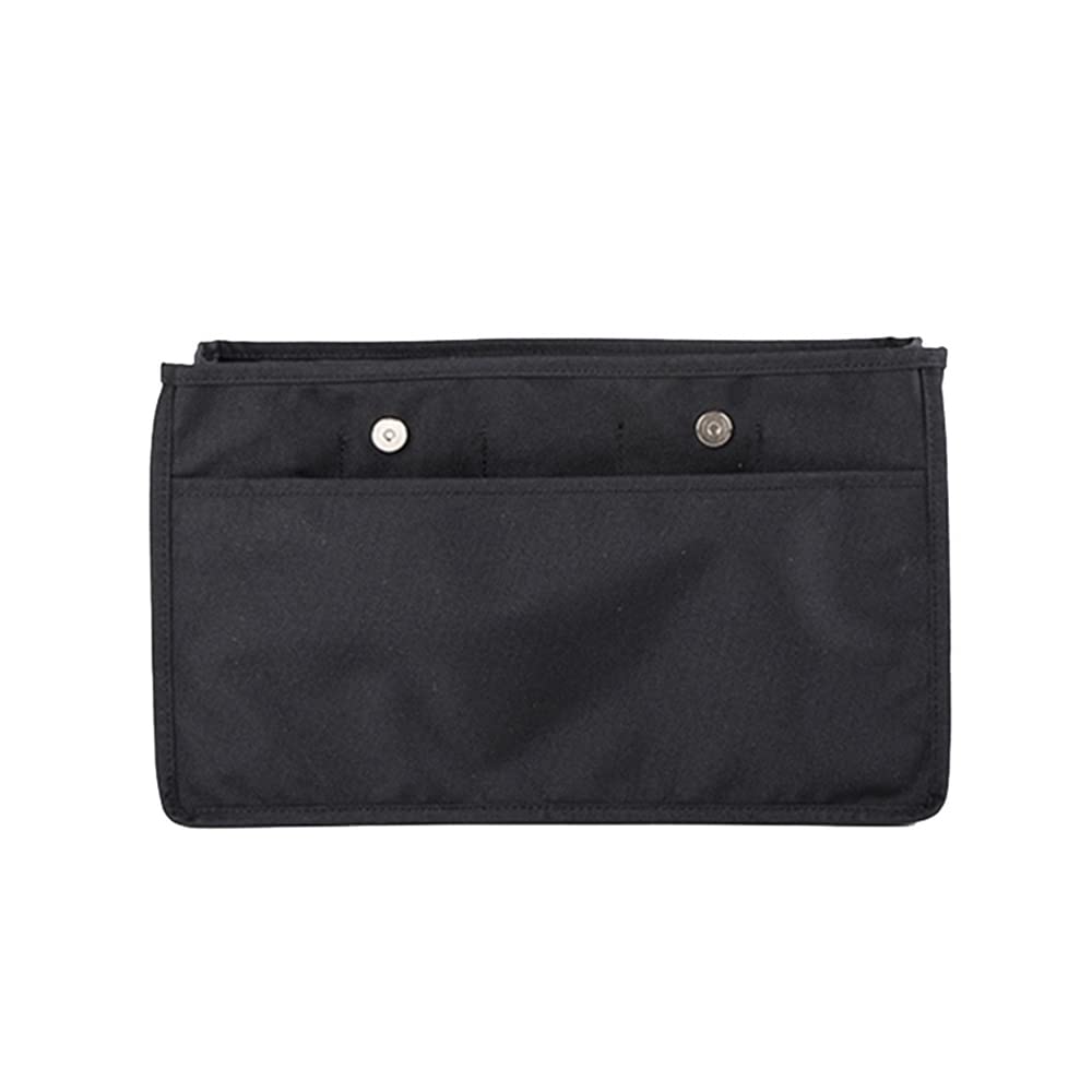 enreve Purse Organizer Insert - Handbag & Tote Bag Organizer for Longchamp, Diaper Bags & More (BLACK) | Perfect for Travel, Work & Everyday Use