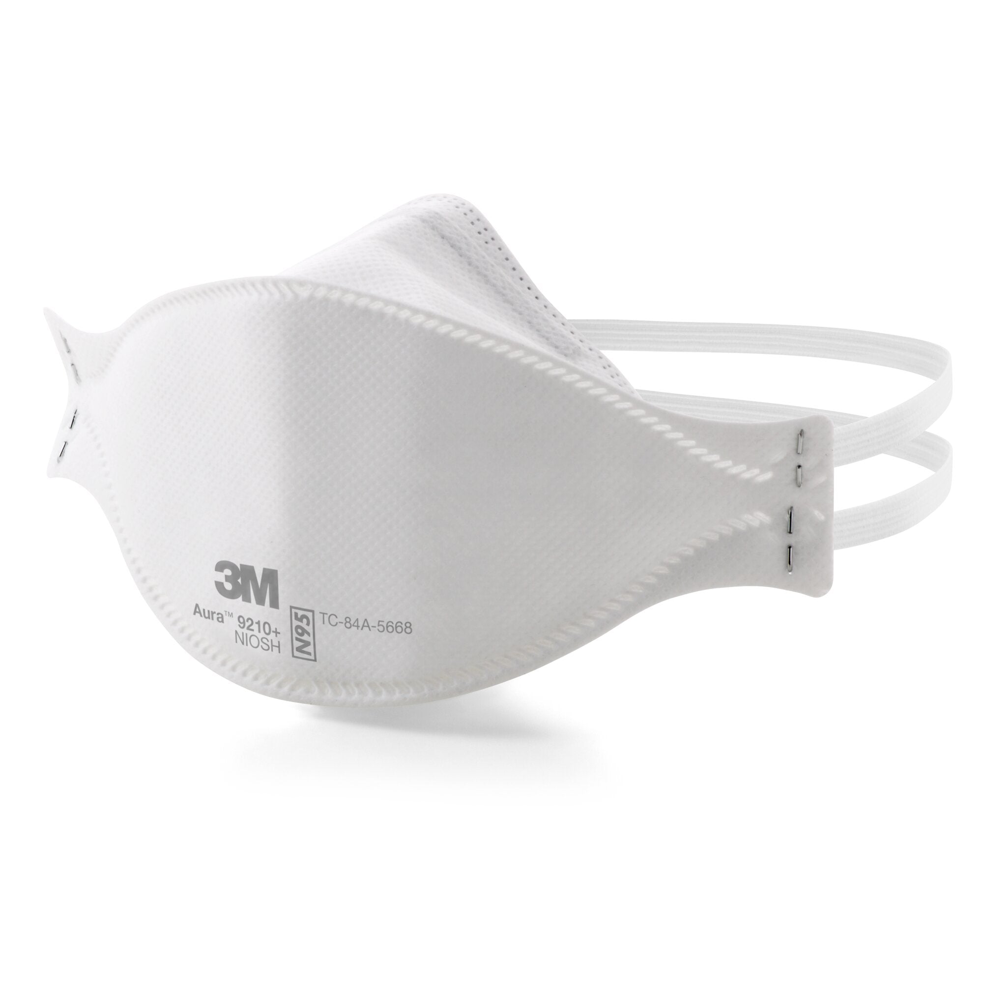 3M Aura Particulate Respirator 9210+ N95 Masks - NIOSH Certified, Comfortable & Breathable for Dust, Pollen & Air Pollution Protection - Ideal for Construction, Woodworking & Allergy Season