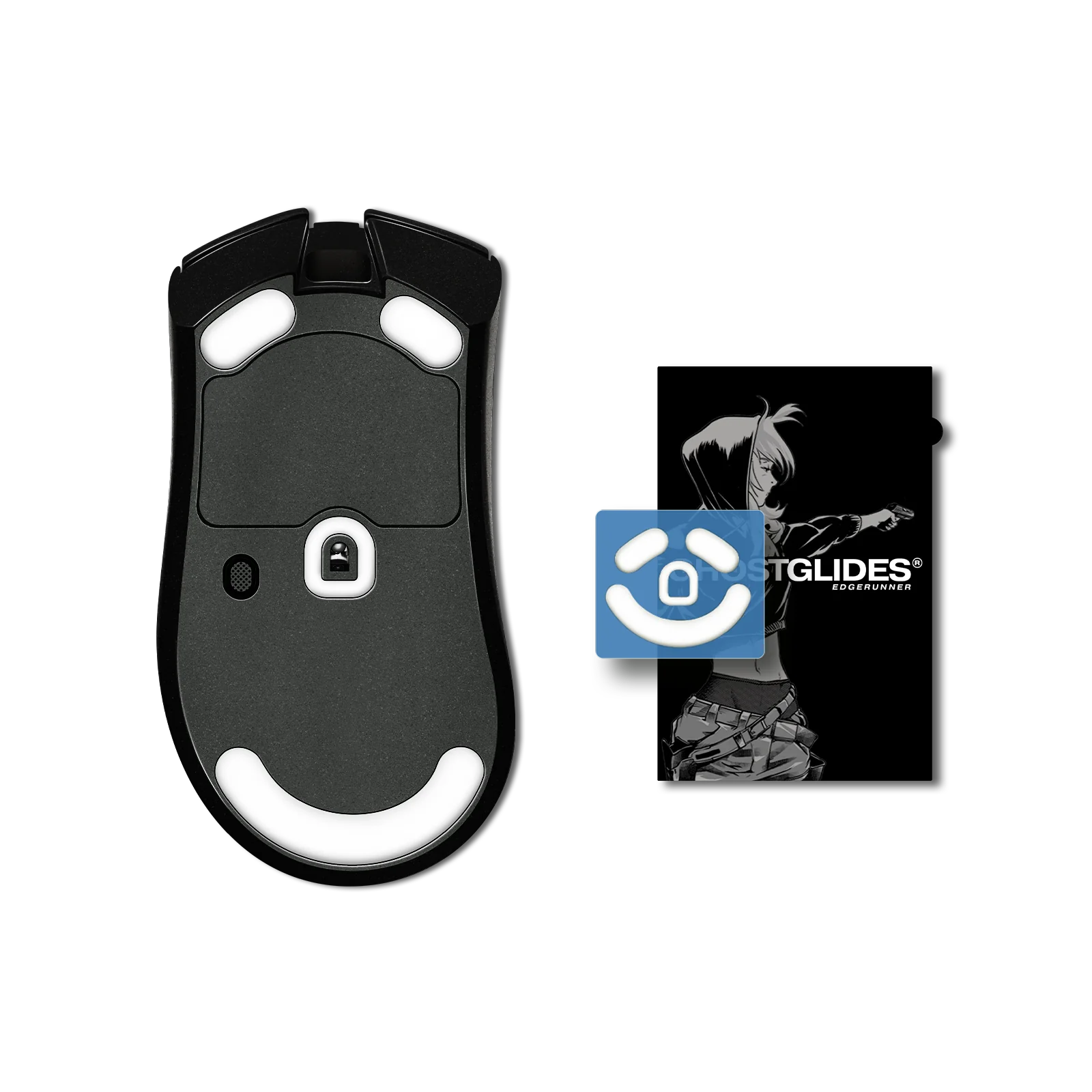 GHOSTGLIDES EDGERUNNER Razer Deathadder V3 Pro Wireless Gaming Mouse - Lightweight Esports Mouse with 30K DPI Optical Sensor for PC Gaming - Perfect for FPS, MOBA & Competitive Gaming