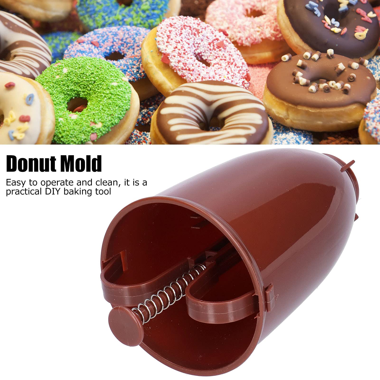 Electric Donut and Pancake Maker with Manual Batter Dispenser - Perfect for Homemade Donuts, Pancakes, Waffles & Coffee - Ideal for Breakfast, Brunch, Parties & Family Baking Fun