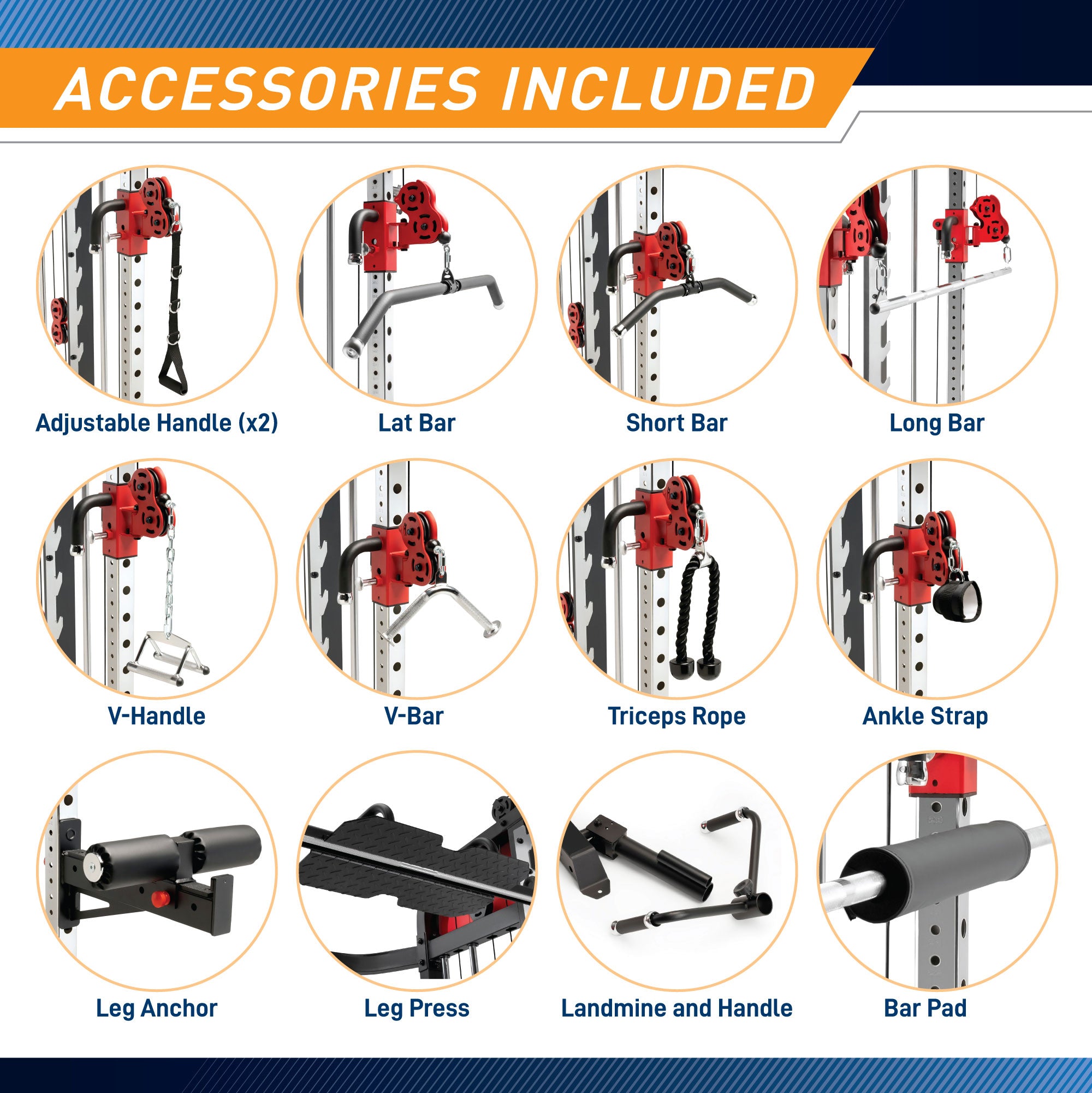 Marcy SM 7553 Deluxe Smith & Squat System - Home Gym Equipment for Strength Training & Weight Lifting - Perfect for Home Workouts & Fitness Enthusiasts