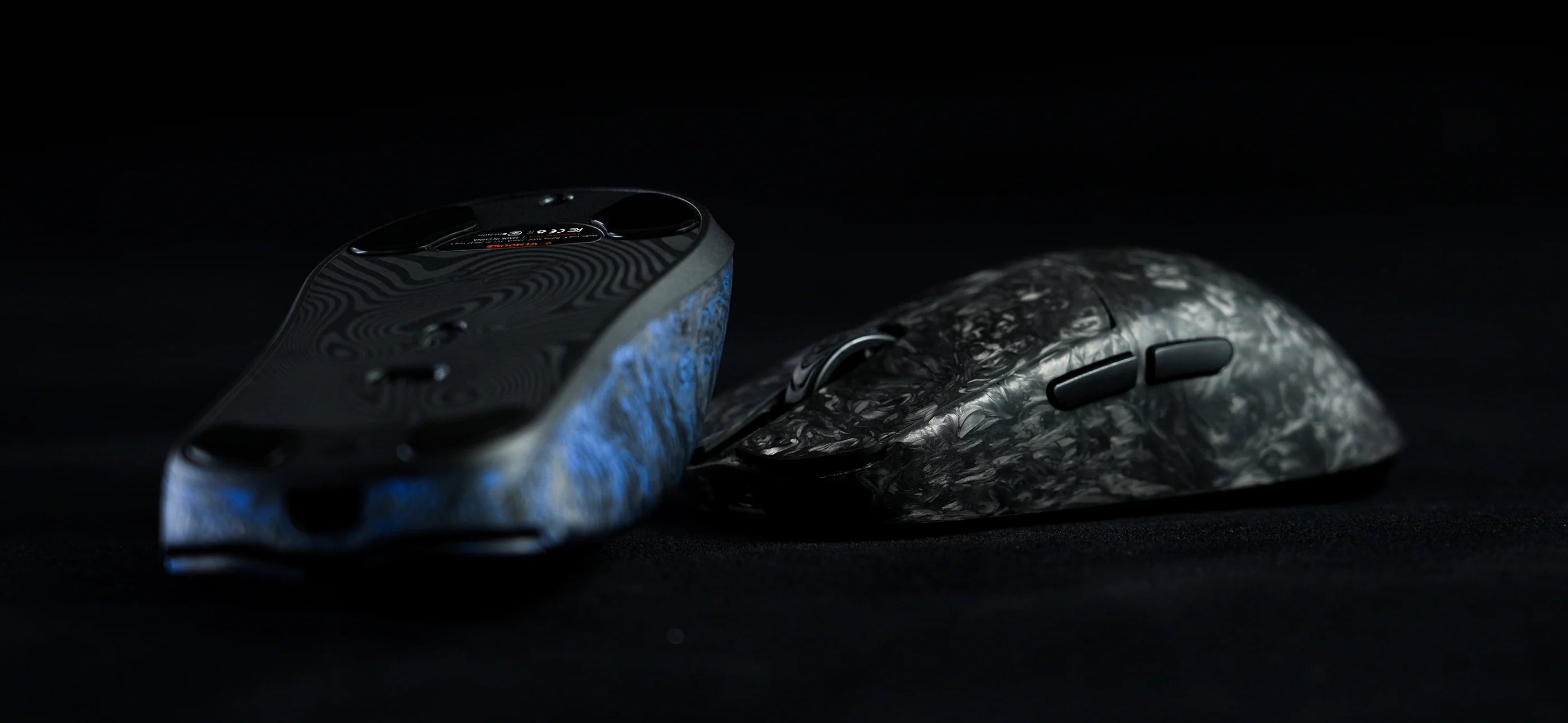 WLmouse YING Forged Carbon Fiber Wireless Gaming Mouse - Lightweight Ergonomic Design for PC, Mac, Laptop - Perfect for FPS, MOBA, eSports & Office Work