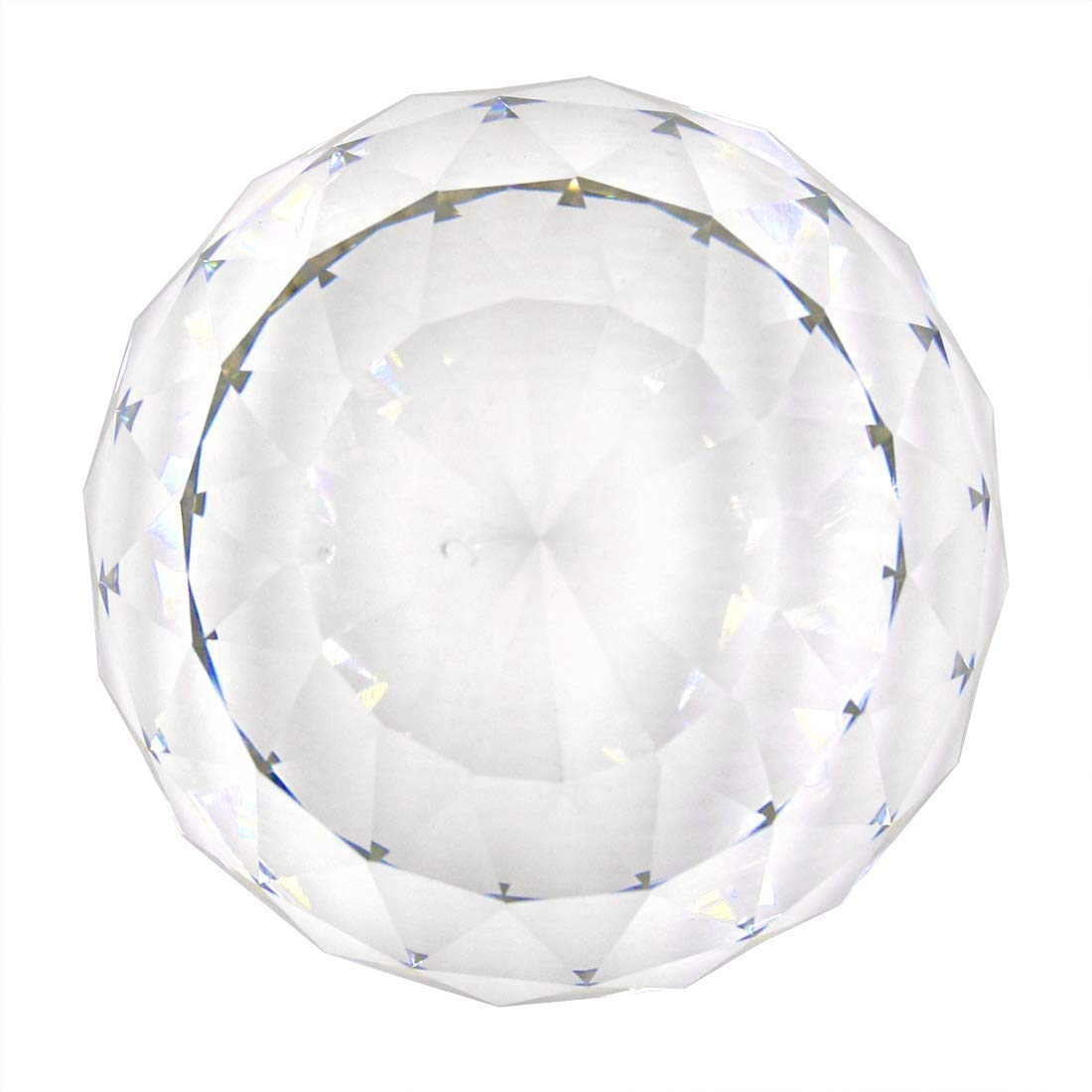 Crystal Ball Prism - 100mm (3.94 Inch) Clear Rainbow Maker Window Suncatcher for Home Decor, Feng Shui & Positive Energy - Perfect for Living Rooms, Bedrooms, Offices & Meditation Spaces