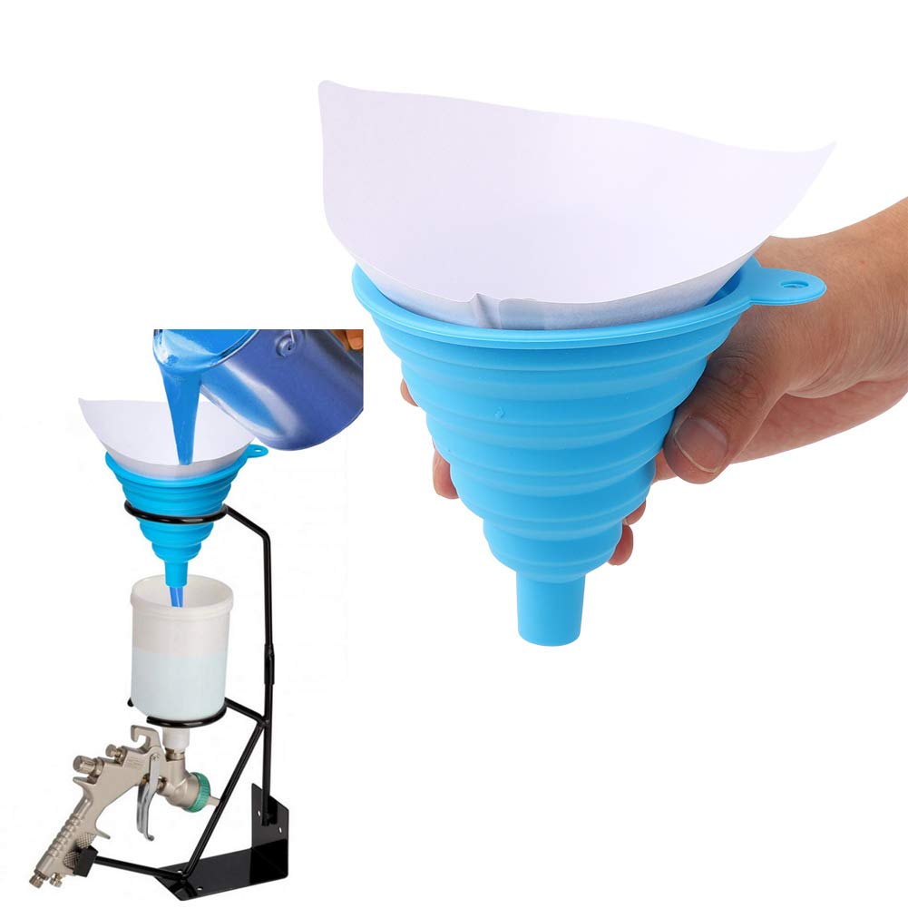 Premium Paint Filter Paper - 100 Pcs Fine Mesh Paint Strainers for Wood Furniture, Machinery & Industrial Use | Paint Filtration for Smooth Finishing & Professional Results