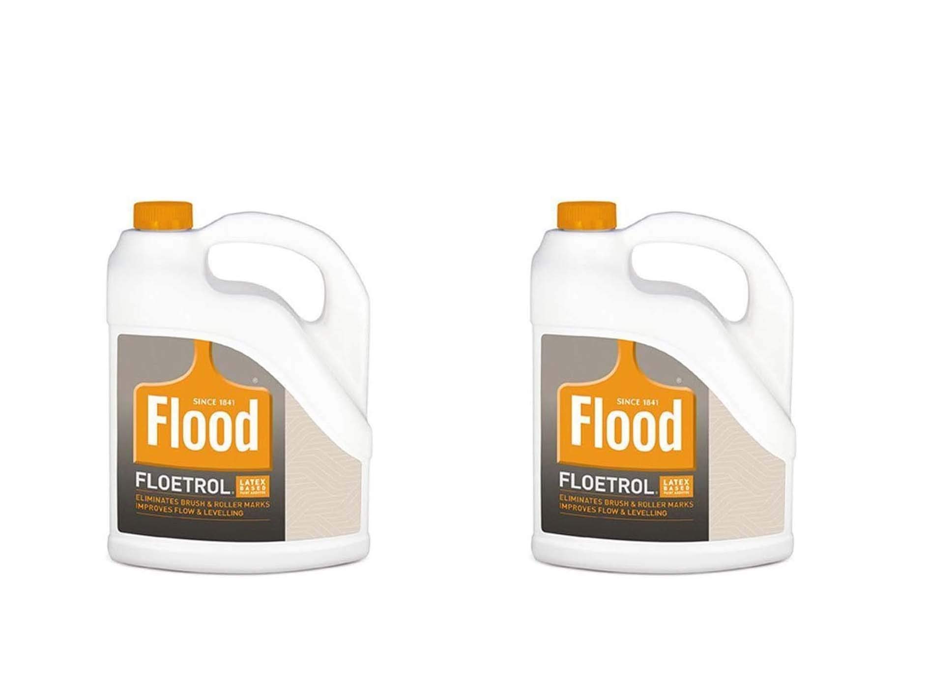 FLOOD/PPG FLD6 Floetrol Paint Conditioner Additive - 2 Gallons Value Pack (2-Pack) | Improves Paint Flow & Workability for Brushes & Rollers | Ideal for Interior/Exterior Painting Projects