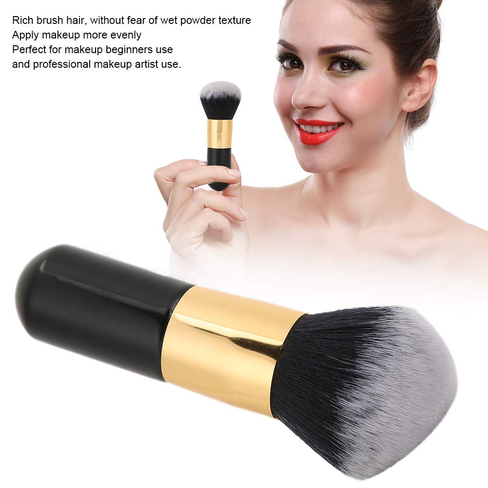 Large Powder Brush for Loose & Mineral Foundation - Soft Blending Buffing Makeup Brush for Wet or Dry Use | Perfect for Full Face Coverage & Professional Makeup Application