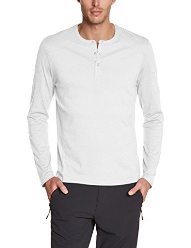 Spyder Men's Solo Henley Shirt - Soft Cotton Long Sleeve Button-Up for Casual Wear, Outdoor Activities & Layering