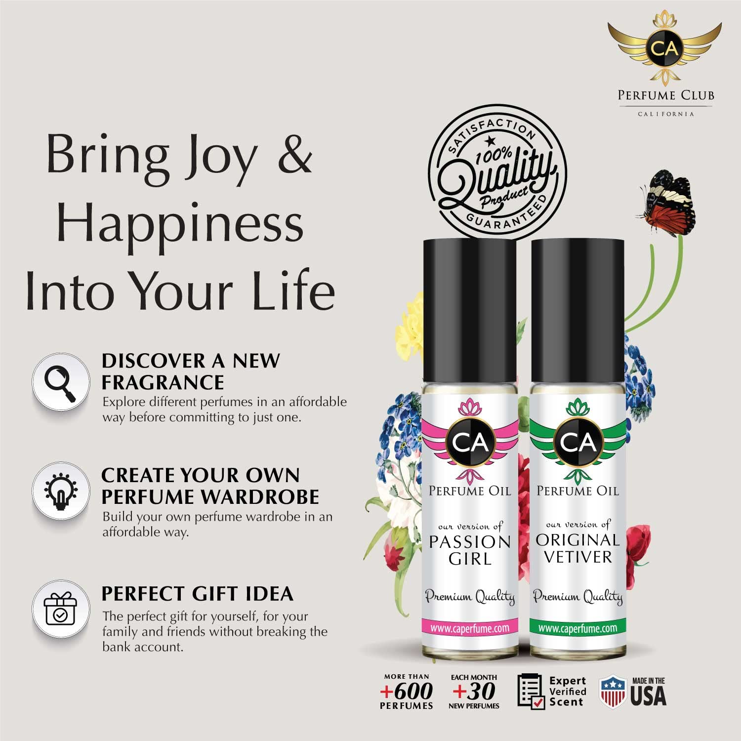 CA Perfume Impression of Cassili Royal Essence Roll-On Body Oil for Women - 0.3 Fl Oz/10ml | Fragrance Dupe for Luxury Perfume | Perfect for Daily Wear, Date Nights & Special Occasions