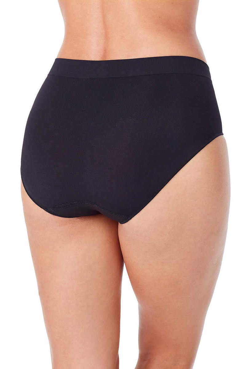 Carole Hochman Women's Silky Soft Seamless Full Coverage Modern Brief Panties 5-Pack - Regular & Plus Size Underwear for Everyday Comfort | Work, Sleep, Lounge Wear
