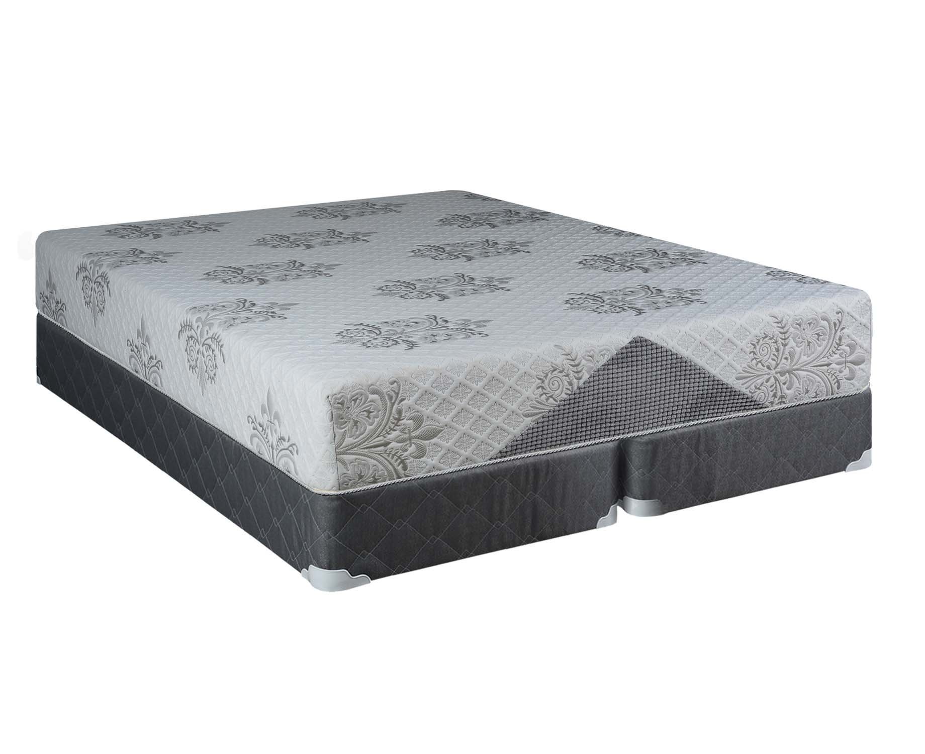 Fully Assembled Split Wood Traditional Box Spring Foundation for Full Size Mattress Set - Beige | Sturdy Support for Bed Frames & Enhanced Mattress Comfort