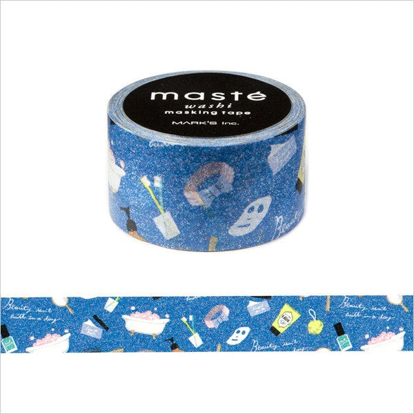 Japanese Washi Tape for Bathroom Decor - Waterproof Masking Tape for DIY Crafts, Scrapbooking & Home Organization - Perfect for Labels, Gift Wrapping & Wall Art