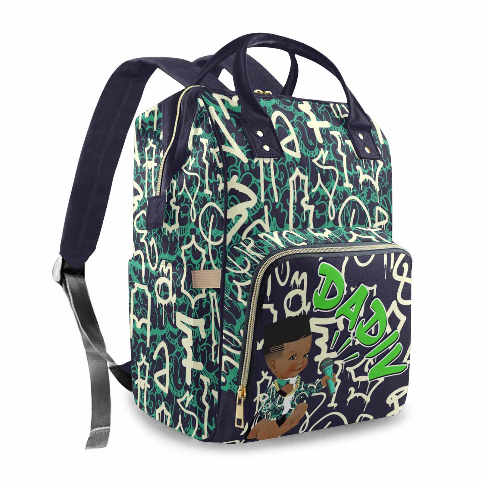 **Personalized Diaper Bag for Mom - Custom Name Baby Backpack for Boys & Girls, Waterproof Nappy Bag with Monogram - Perfect for Travel, Daycare & Baby Showers**
