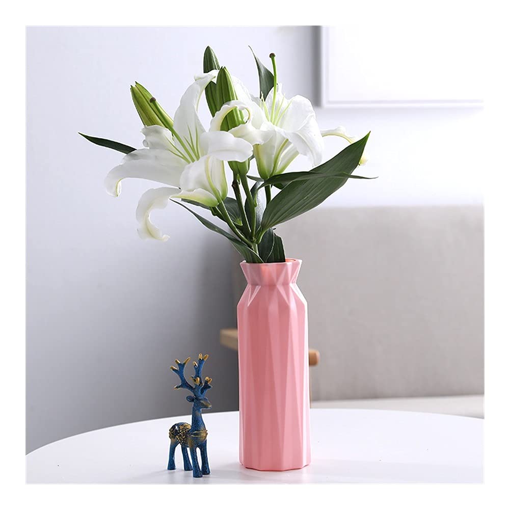European-Style Unbreakable Plastic Vase - Decorative Flower Pot for Cactus, Wedding Centerpiece, Home & Kitchen Decor, Creative Pen Holder (1PC) - Perfect for Living Room, Office & Event Decorations