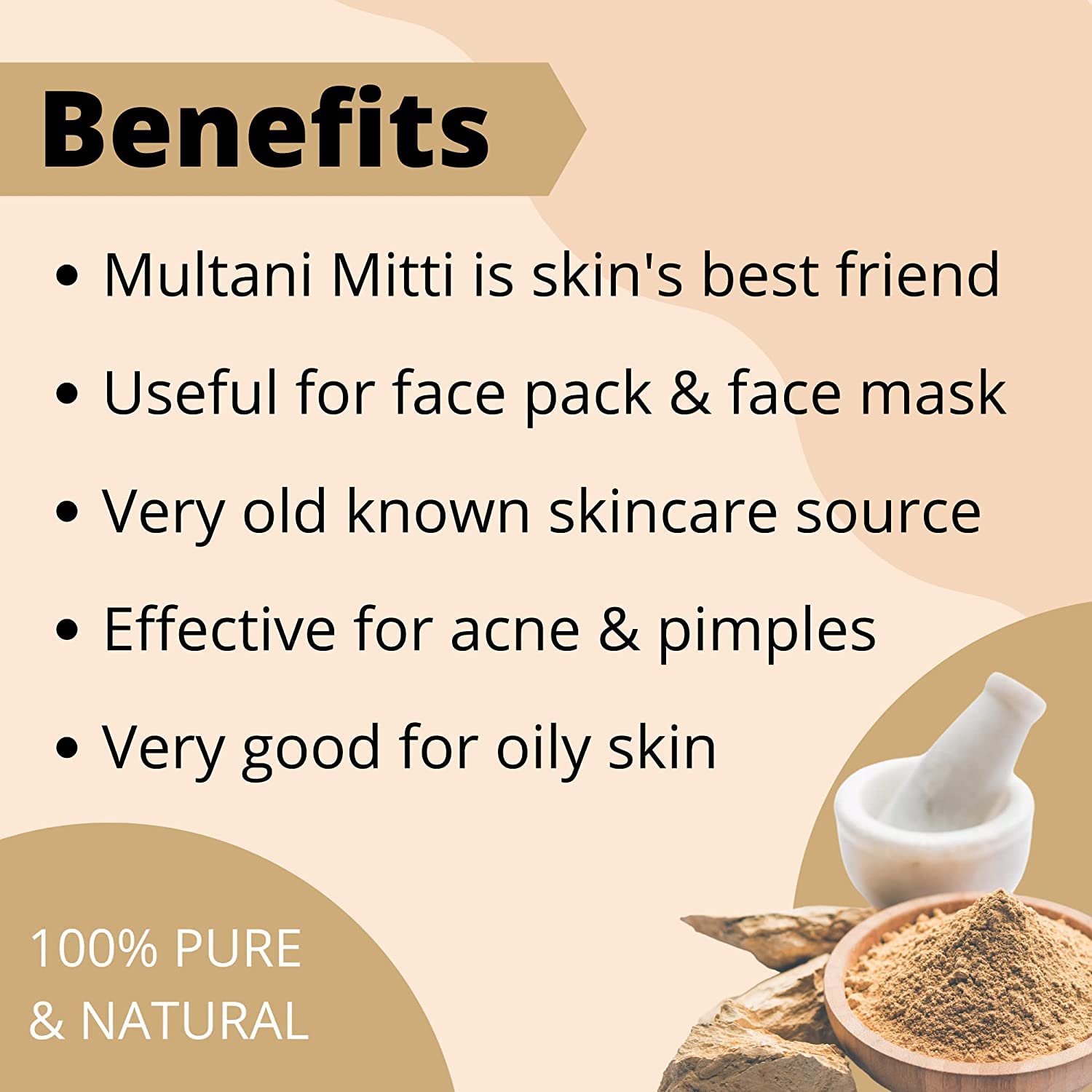 GLOEID Natural Face Pack Powder Set - Lemon, Multani, Sandalwood & Neem (50g Each, Total 200g) for Glowing Skin | DIY Facial Treatment, Acne Control & Skin Brightening