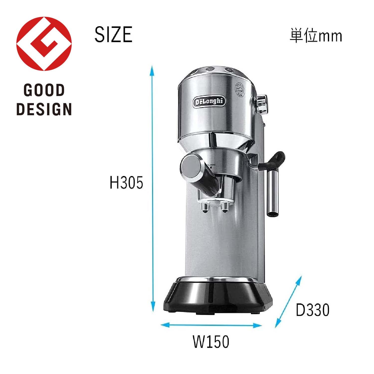 De'Longhi EC680M Dedica Style Espresso Machine - 15 Bar Pump Pressure, Milk Frother for Latte & Cappuccino, Compact Stainless Steel Design (13