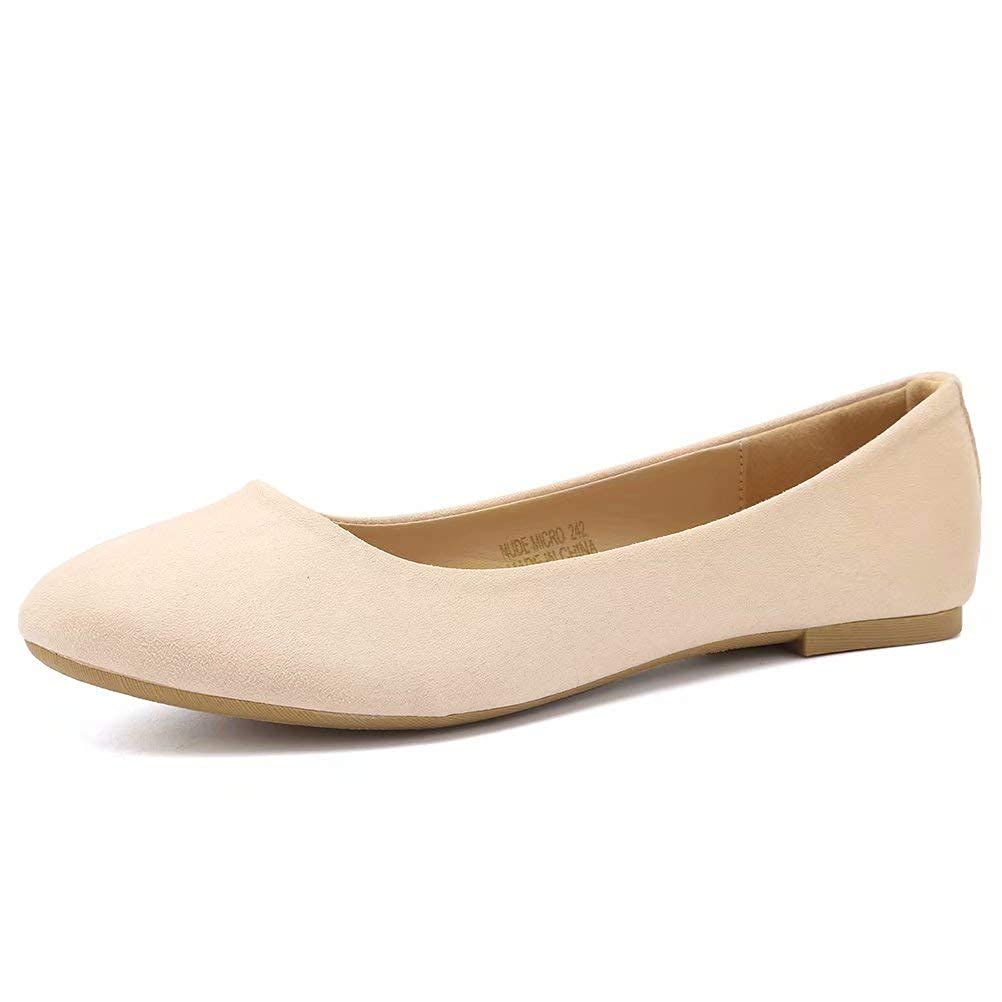 CIOR Women's Ballet Flats - Comfortable Slip-On Walking Shoes for Women | Classic & Casual Design | Perfect for Office, Travel & Everyday Wear