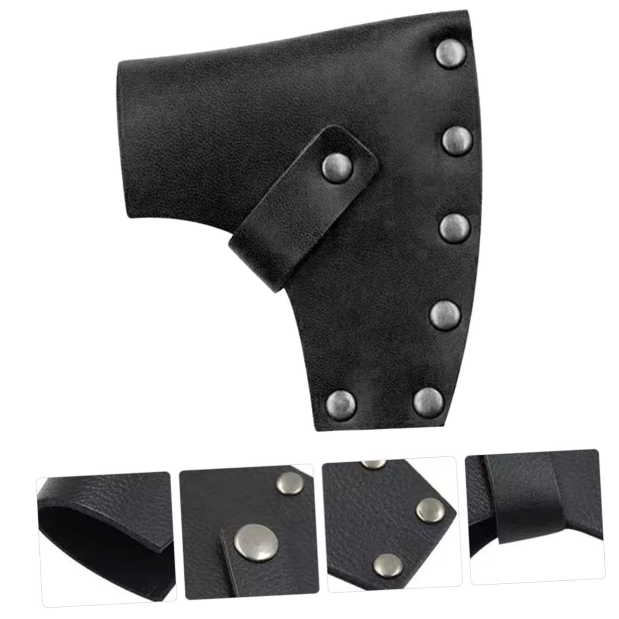 Leather Hatchet Cover - Portable Camping Axe Guard for Gardening & Outdoor Use