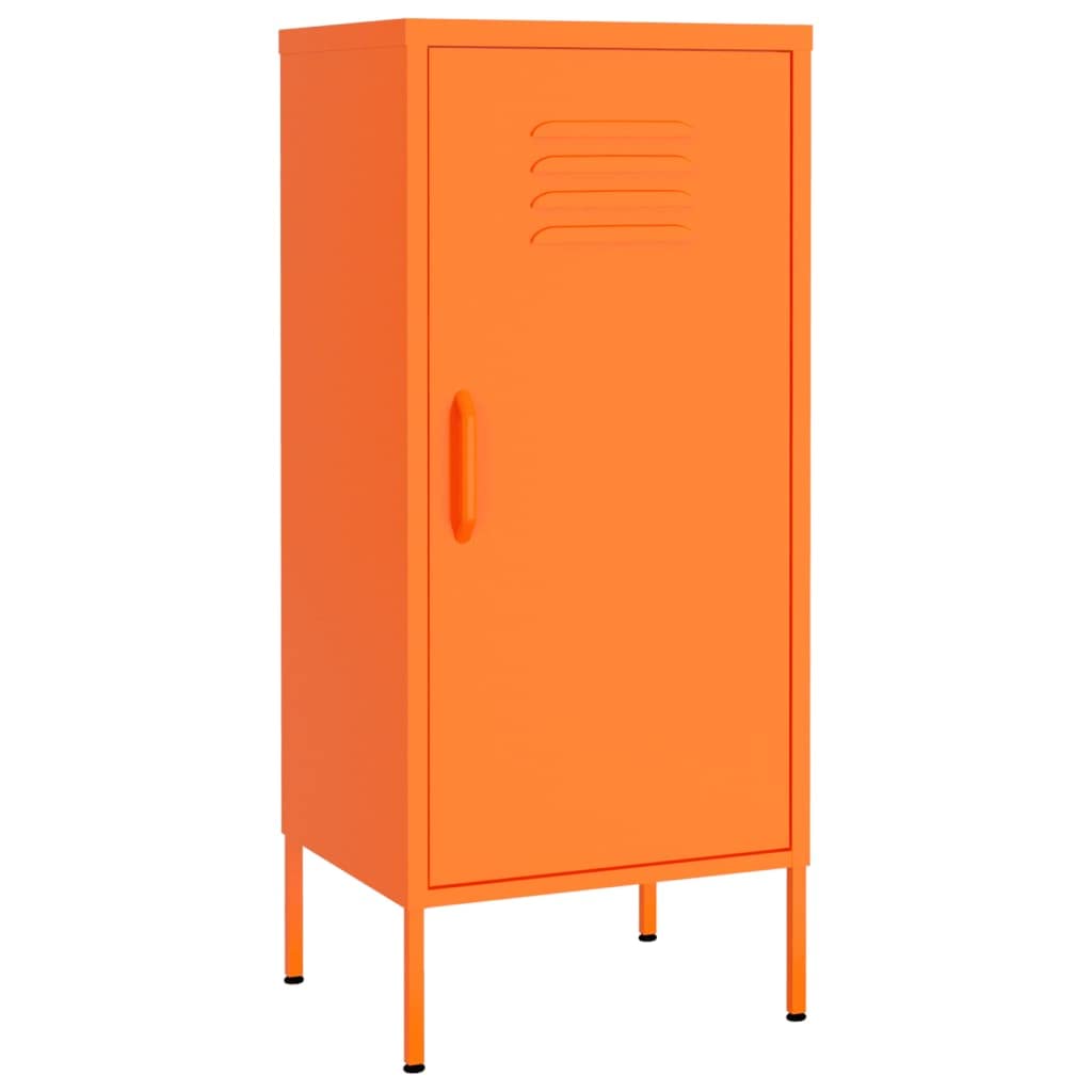 SKM Heavy Duty Metal Storage Cabinet - 1 Door & 2 Adjustable Shelves, 16.7