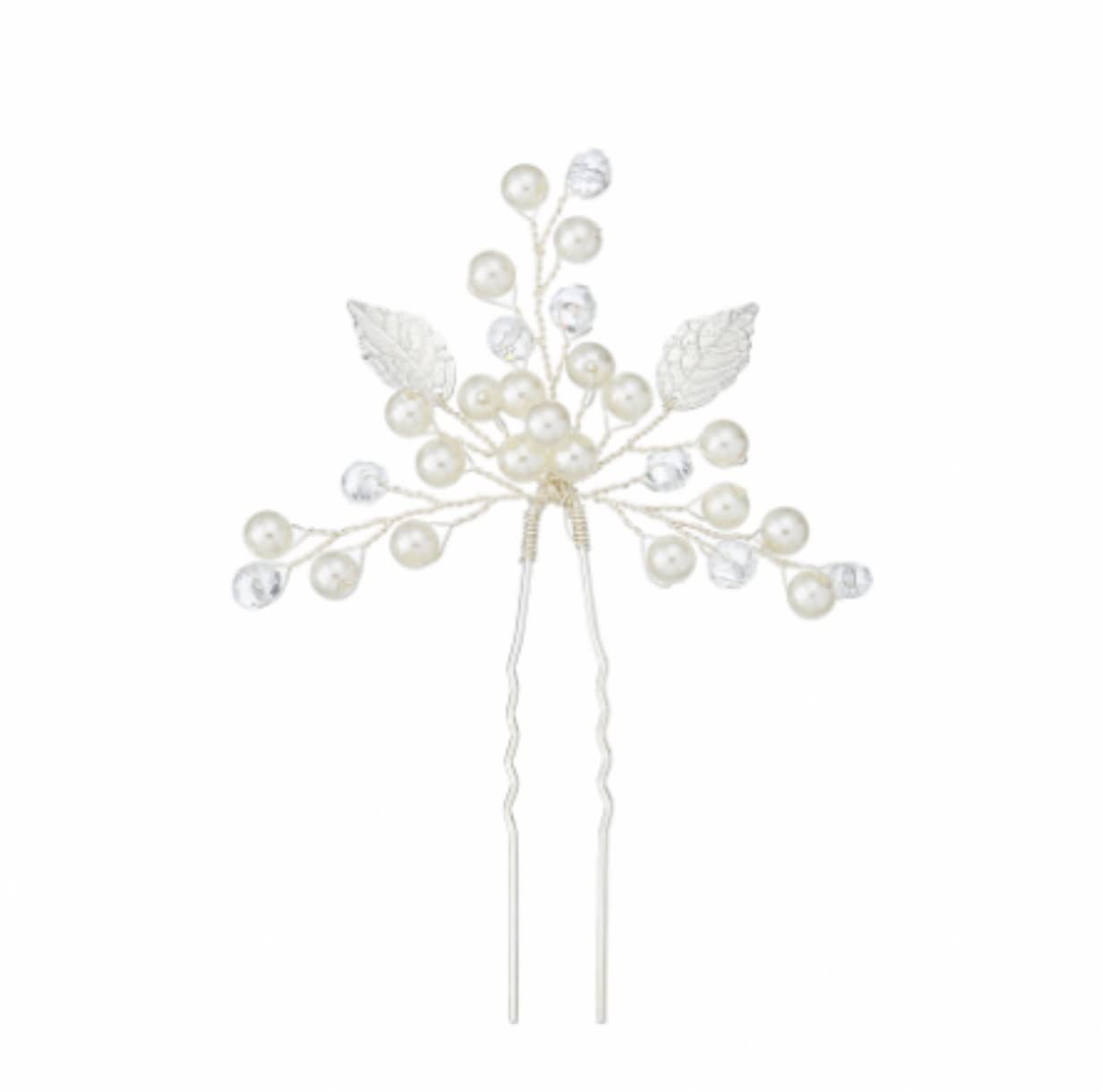 RUVOO Wedding Hair Comb - Bridal Side Hair Clip with Flowers, Cute Hair Accessories for Girls, Brides & Special Occasions - Perfect for Weddings, Prom, Parties & Formal Events