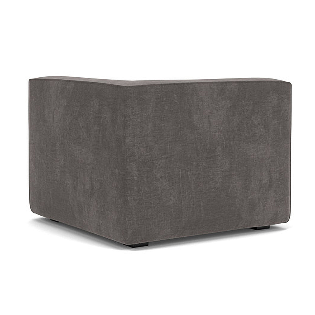 Modern Dane Fabric 1-Seater Left Corner Modular Sofa - Compact Sectional Couch for Small Living Rooms & Apartments