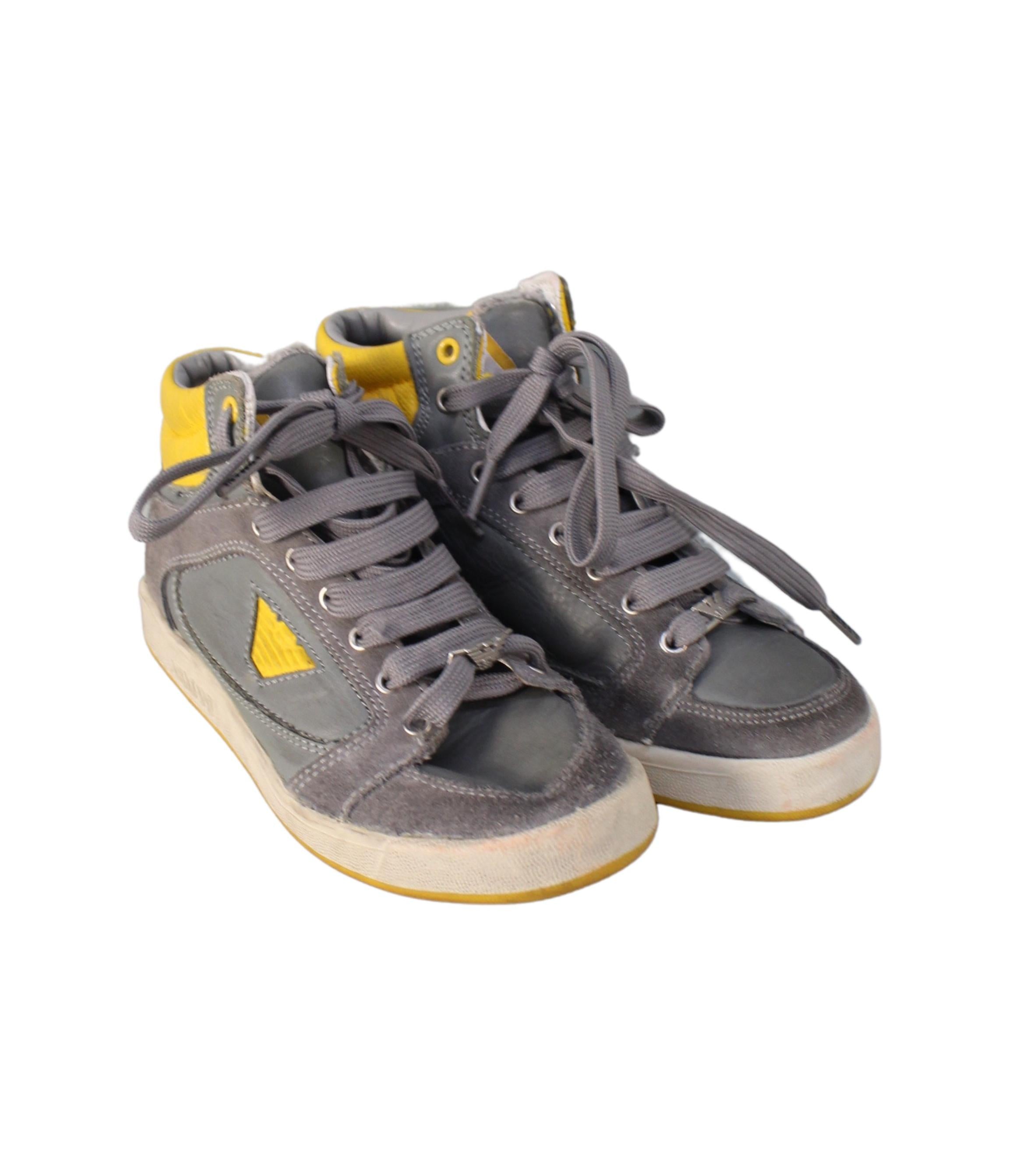 Armani Sneakers for Boys Size 7Y (EU 32) - Stylish Kids' Casual Shoes for School, Play & Everyday Wear