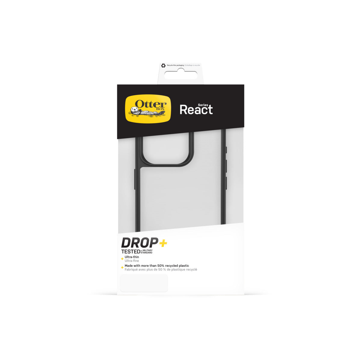 OtterBox React Series Protective Case for iPhone 15 Pro - Slim & Durable Phone Cover with Drop Protection | Perfect for Outdoor Activities, Work & Daily Use