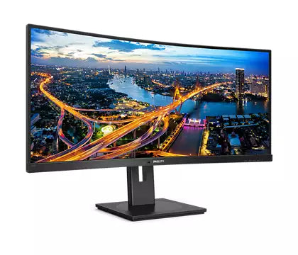 Philips 346B1C 34-Inch Curved UWQHD Monitor 100Hz Refresh Rate - Ideal for Gaming, Office Work & Home Entertainment